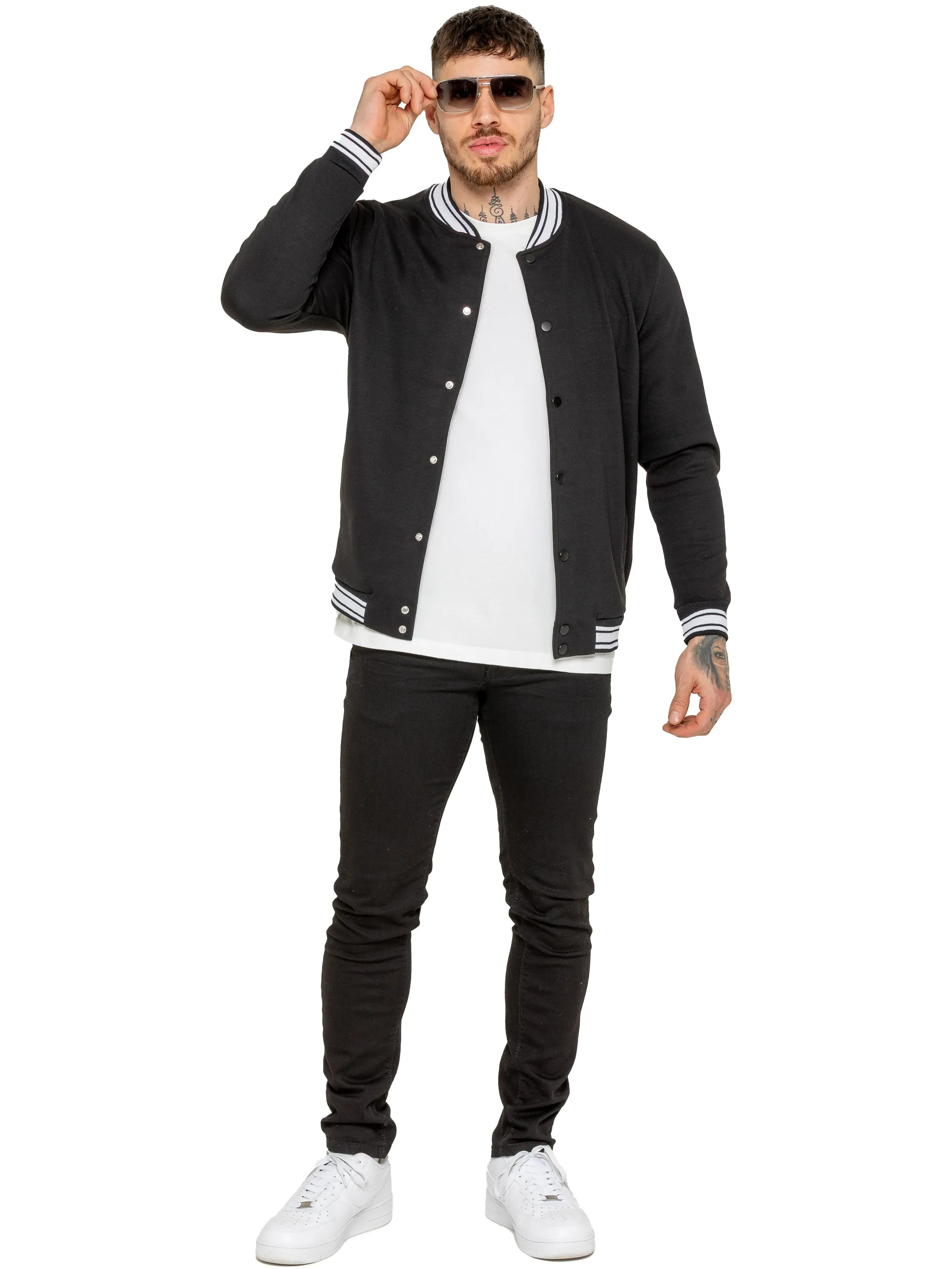 Enzo Milano | Mens Bomber Jacket sold by Raw Denim product image thumbnail 5