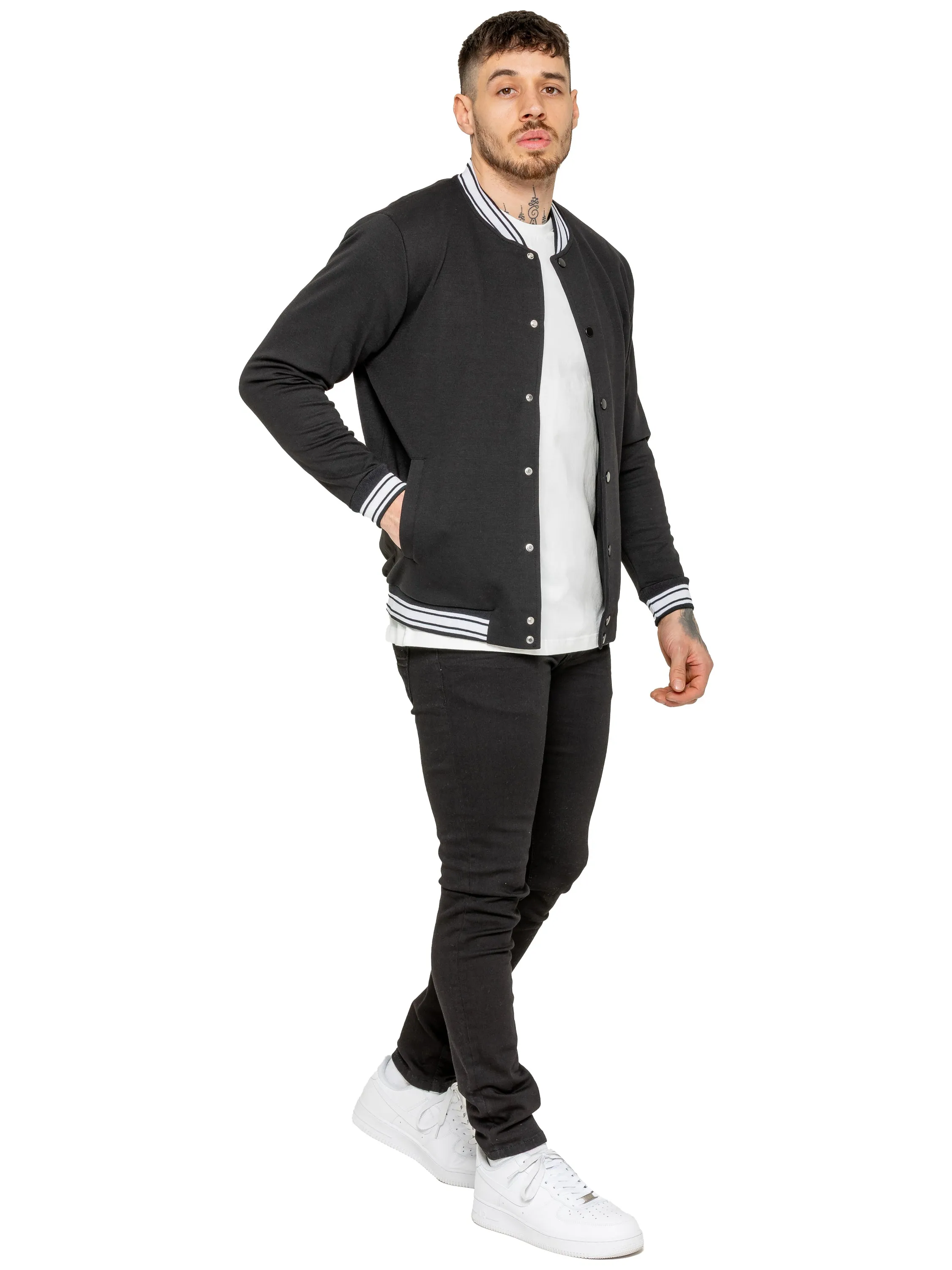 Enzo Milano | Mens Bomber Jacket sold by Raw Denim product image thumbnail 4