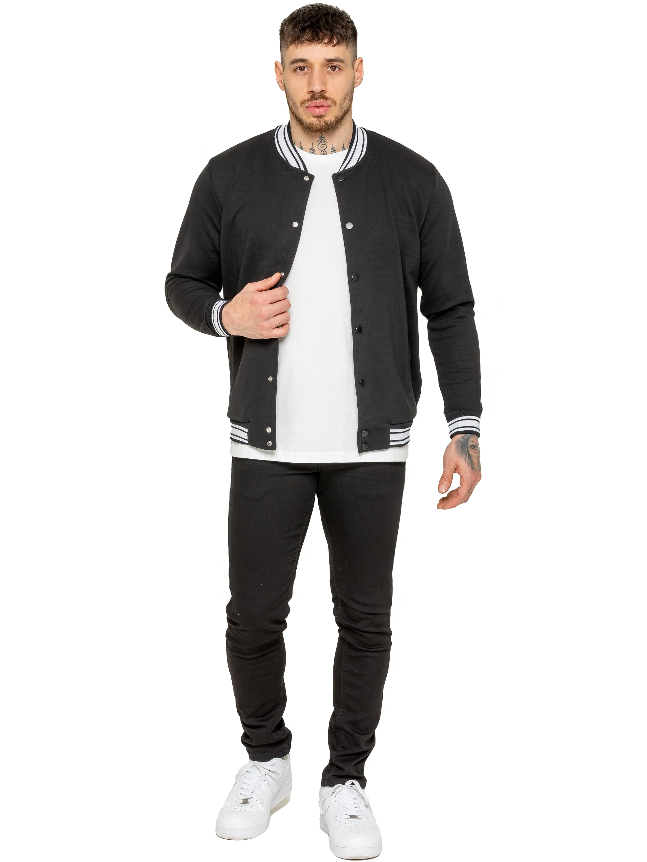 Enzo Milano | Mens Bomber Jacket sold by Raw Denim product image thumbnail 3