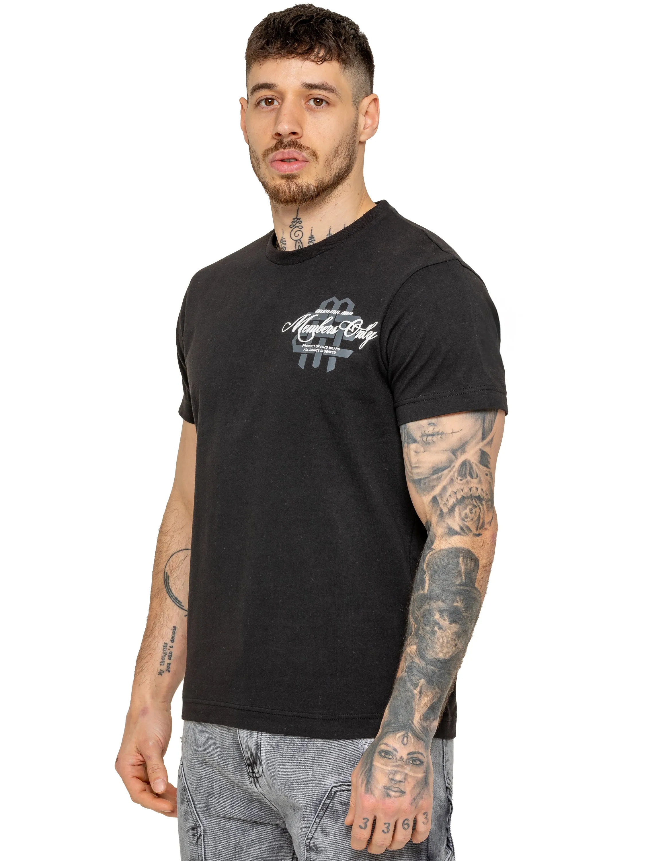 Enzo | Mens Printed T-Shirt sold by Raw Denim product image thumbnail 2