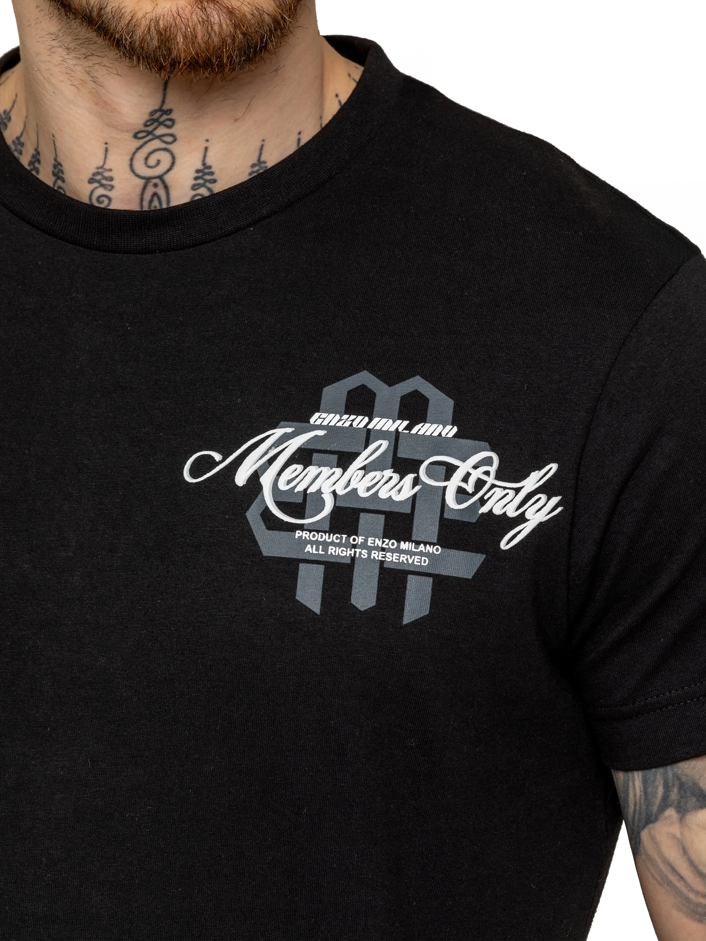 Enzo | Mens Printed T-Shirt sold by Raw Denim product image thumbnail 4