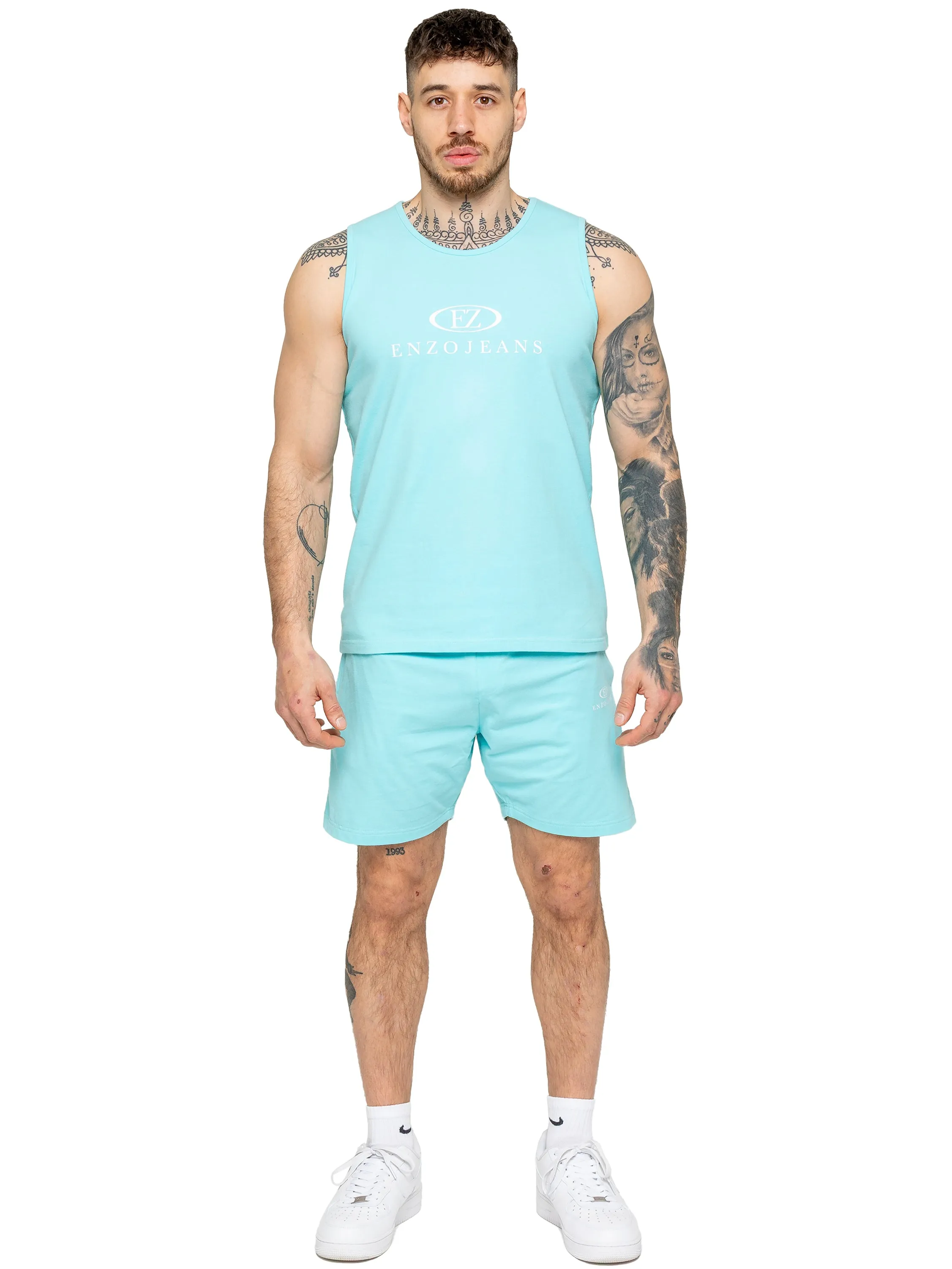 Enzo | Mens Gym Vest sold by Raw Denim product image thumbnail 4