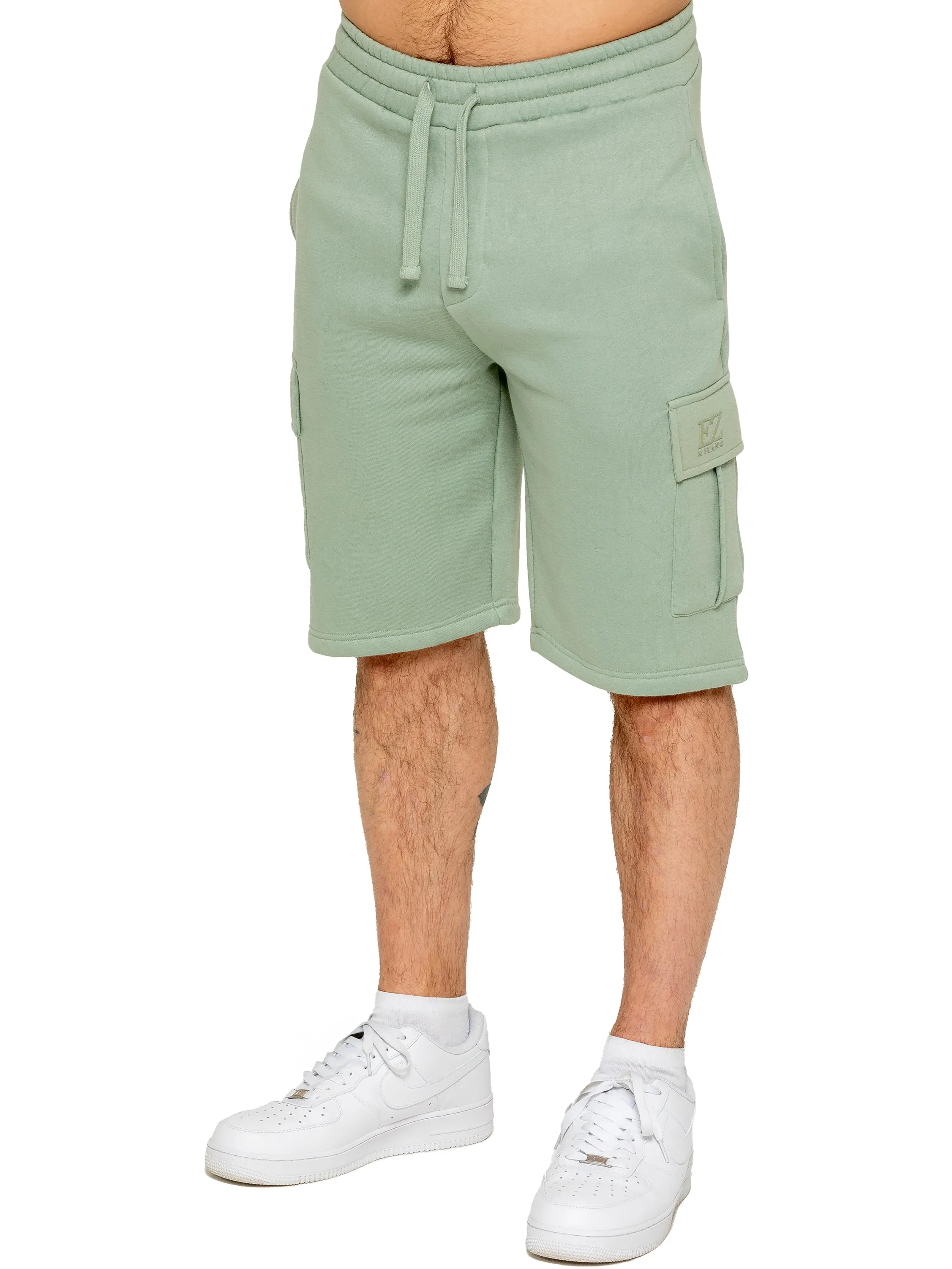 Enzo | Mens Cargo Fleece Shorts sold by Raw Denim product image thumbnail 2