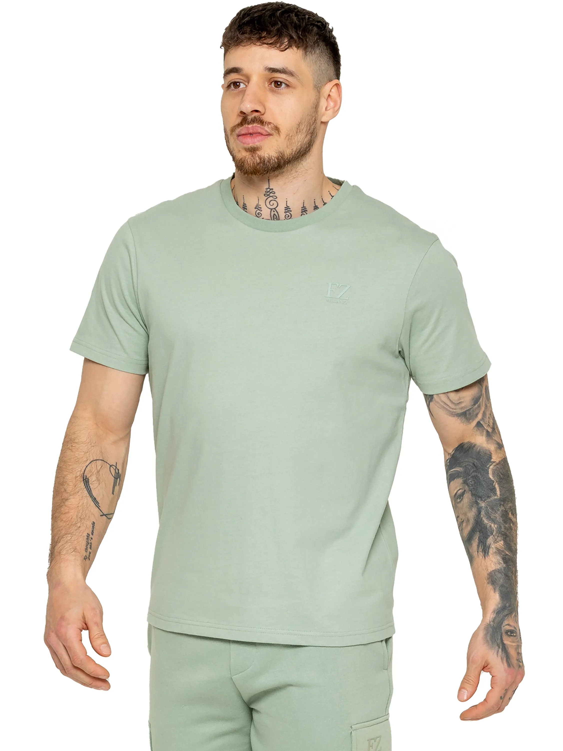 Enzo | Mens Crew Neck T-Shirt sold by Raw Denim