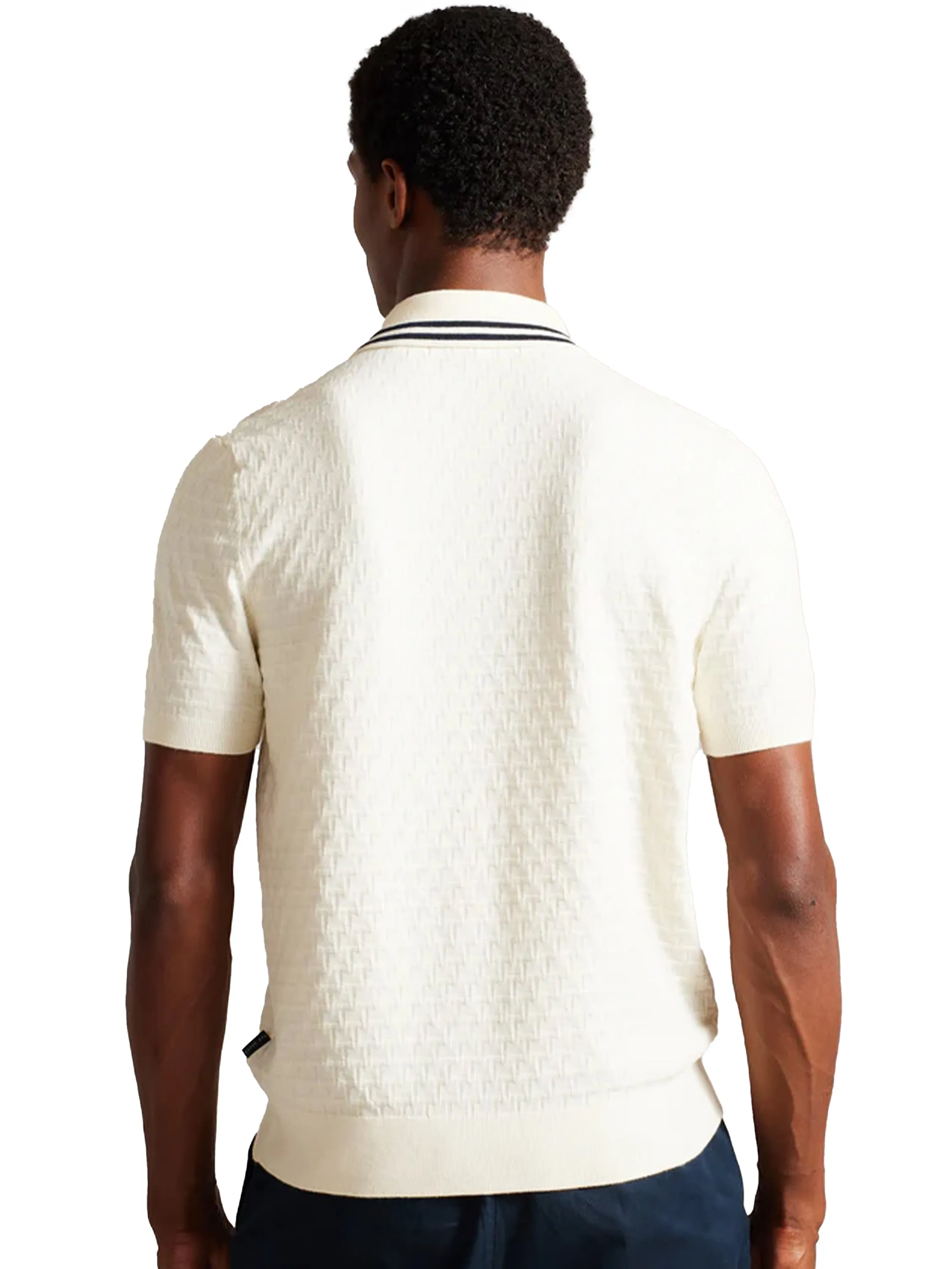 Ted Baker | Mens Stitched Polo Shirt sold by Raw Denim product image thumbnail 2
