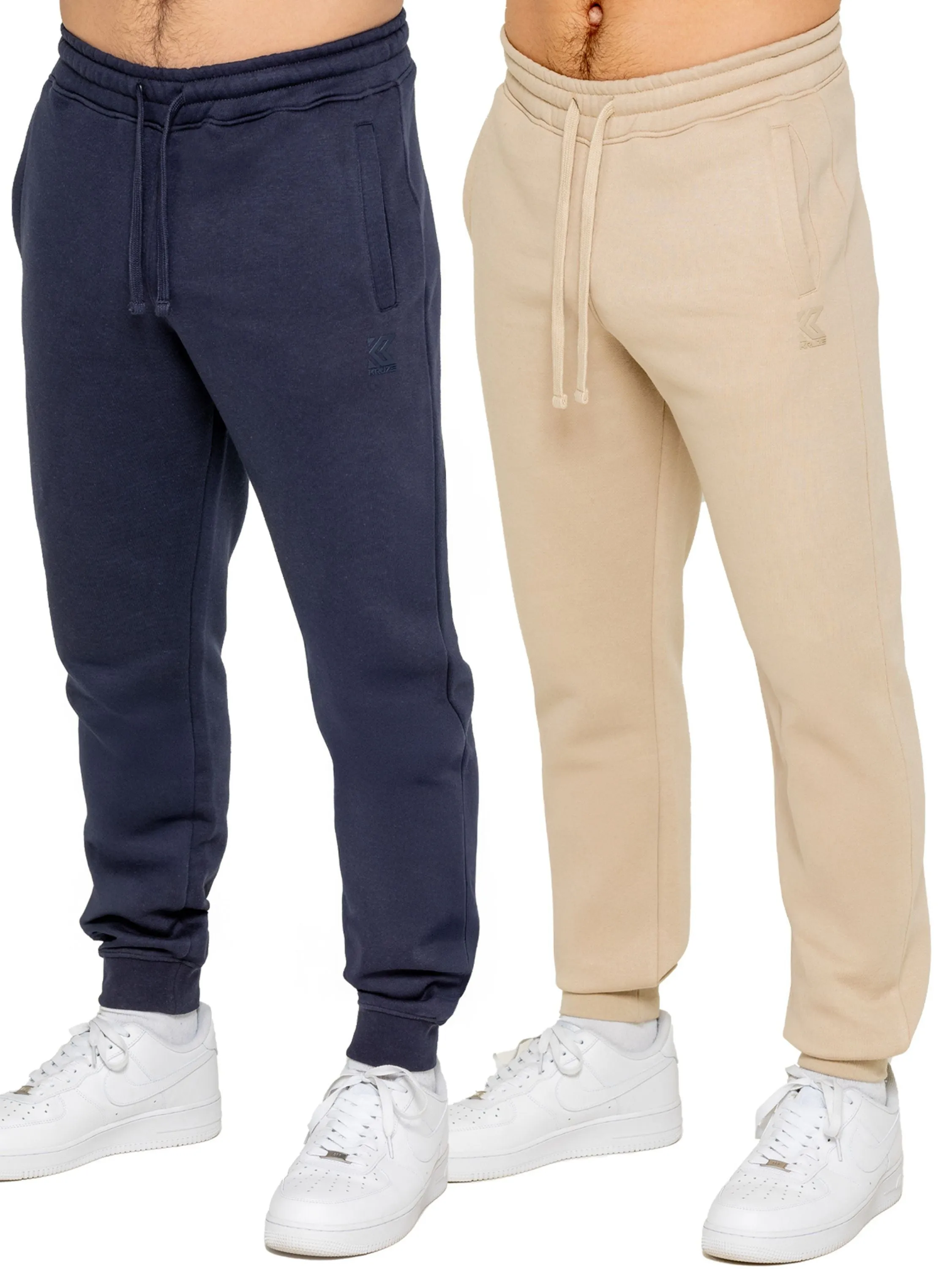 Kruze | Mens Fleece Joggers 2 Pack sold by Raw Denim