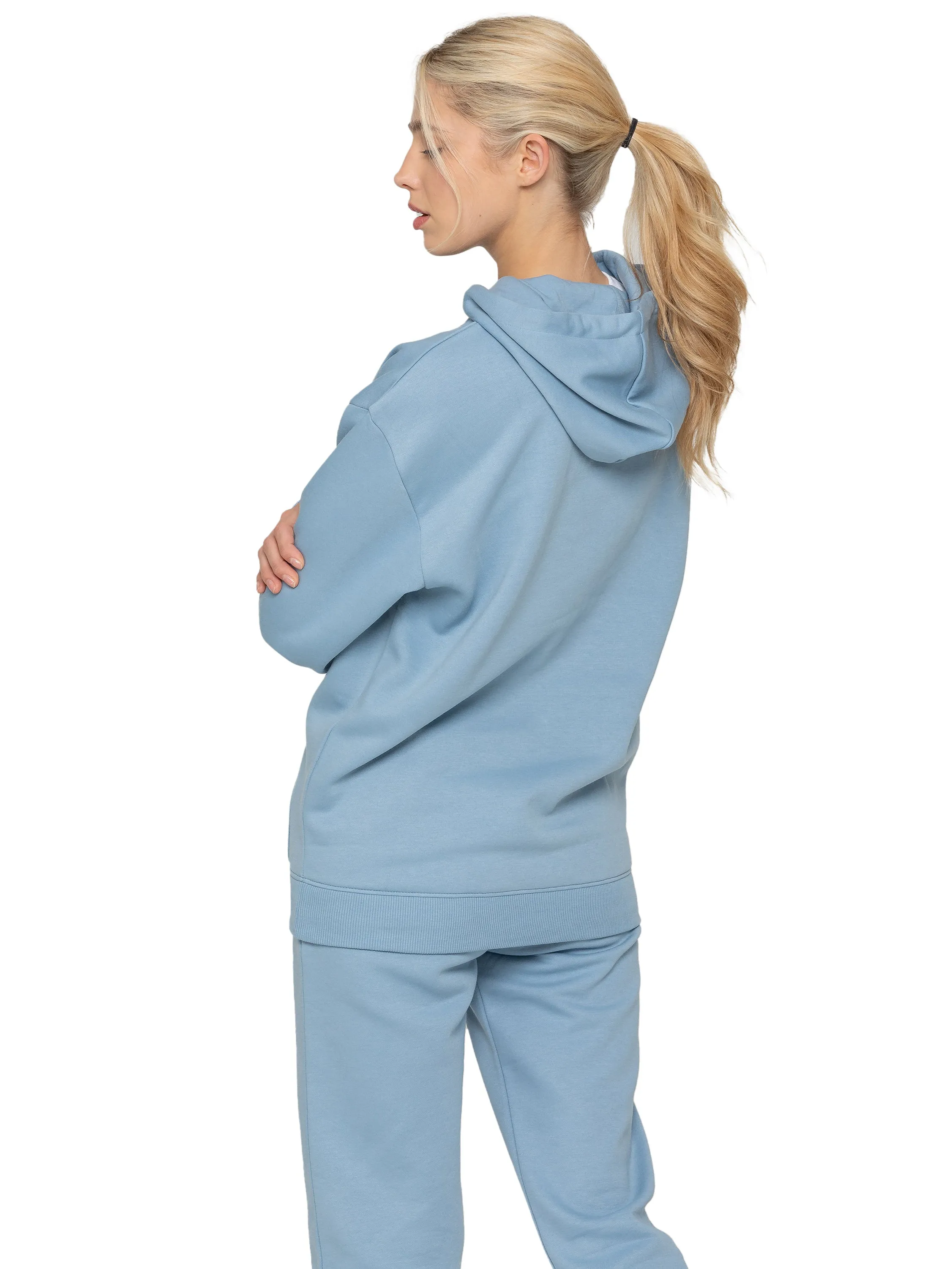 Enzo | Womens Oversized Pullover Hoodie Tracksuit Set sold by Raw Denim product image thumbnail 5