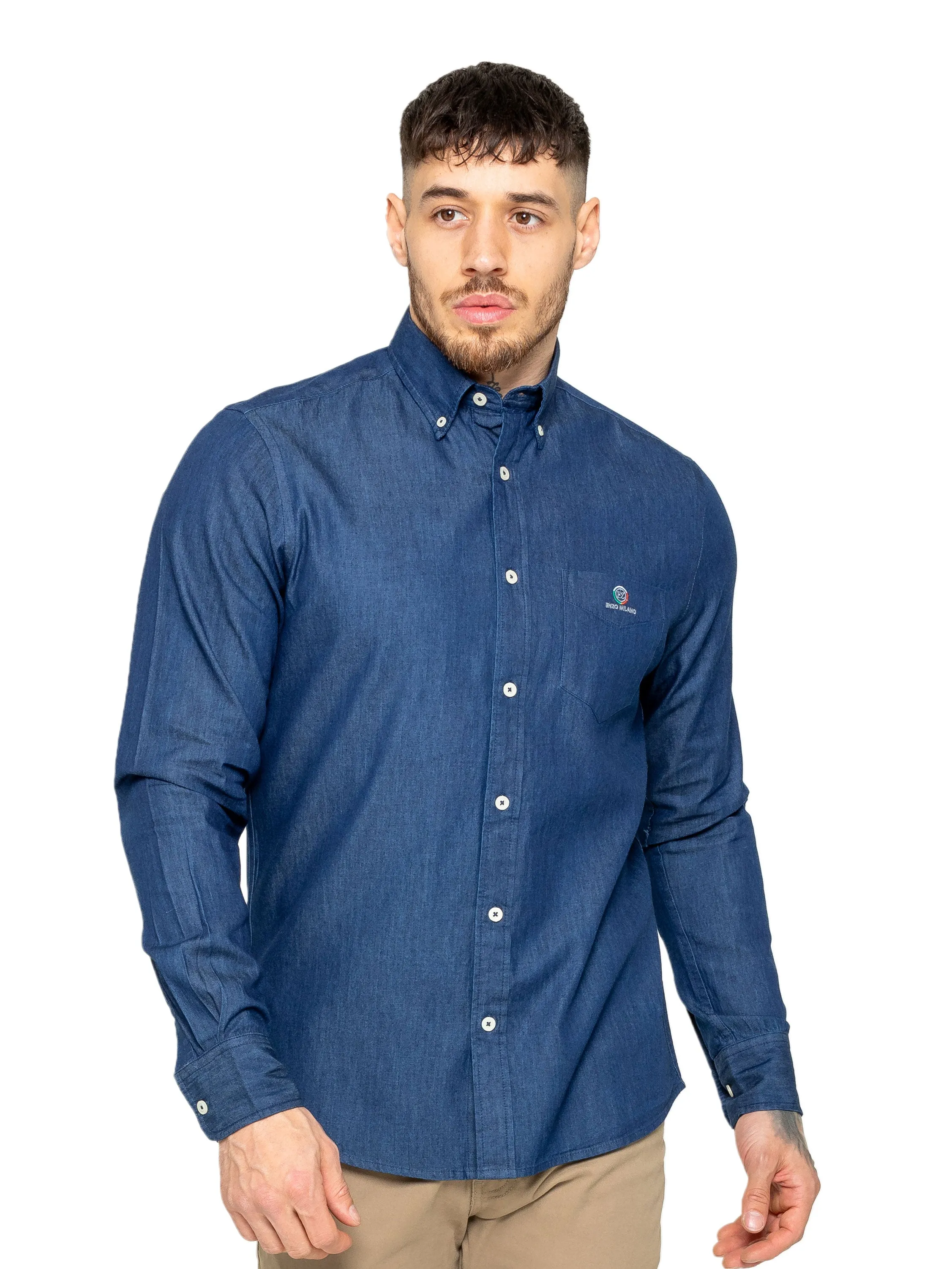 Mens Regular Fit Denim Shirt sold by Raw Denim