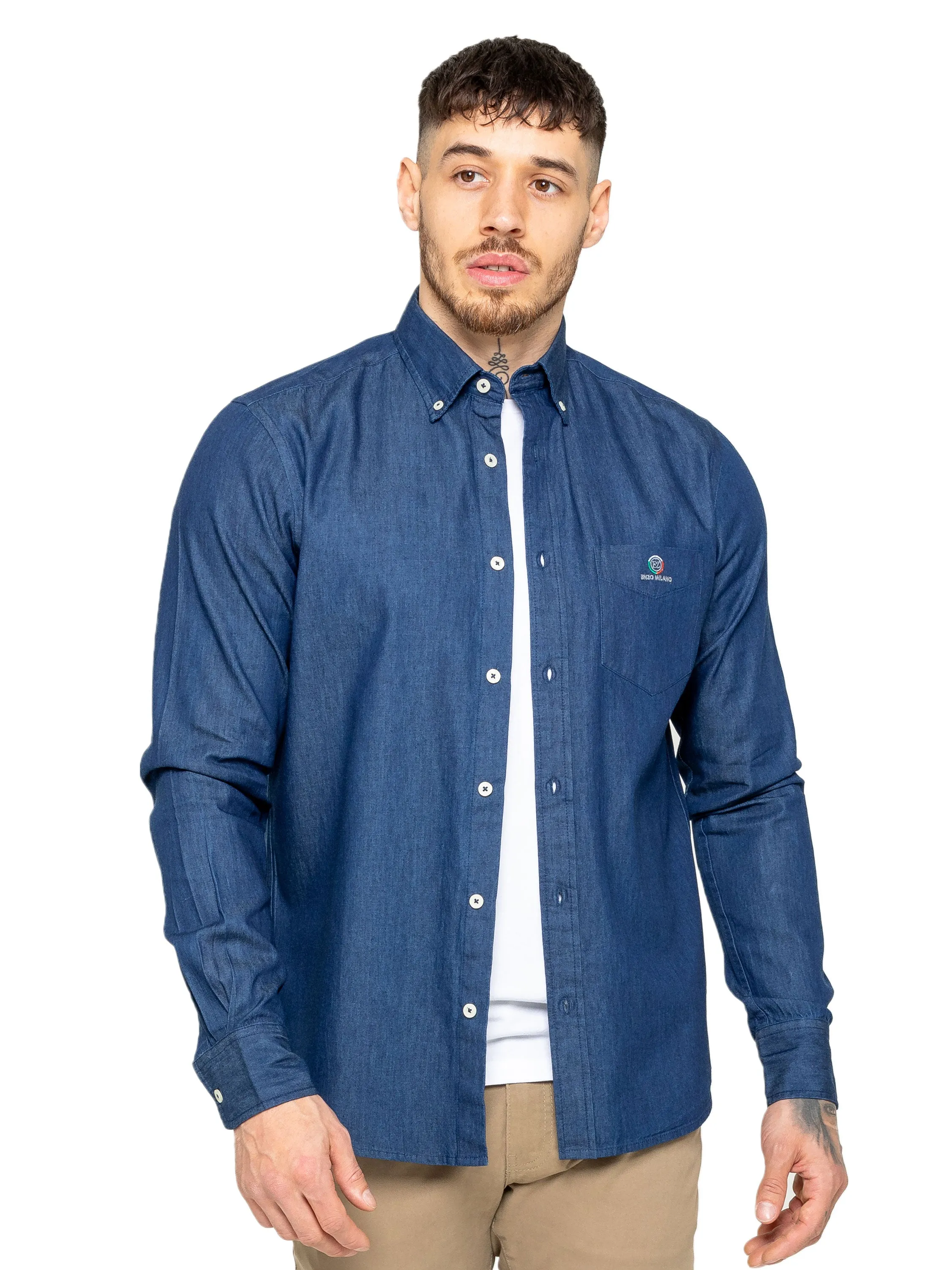 Mens Regular Fit Denim Shirt sold by Raw Denim product image thumbnail 2