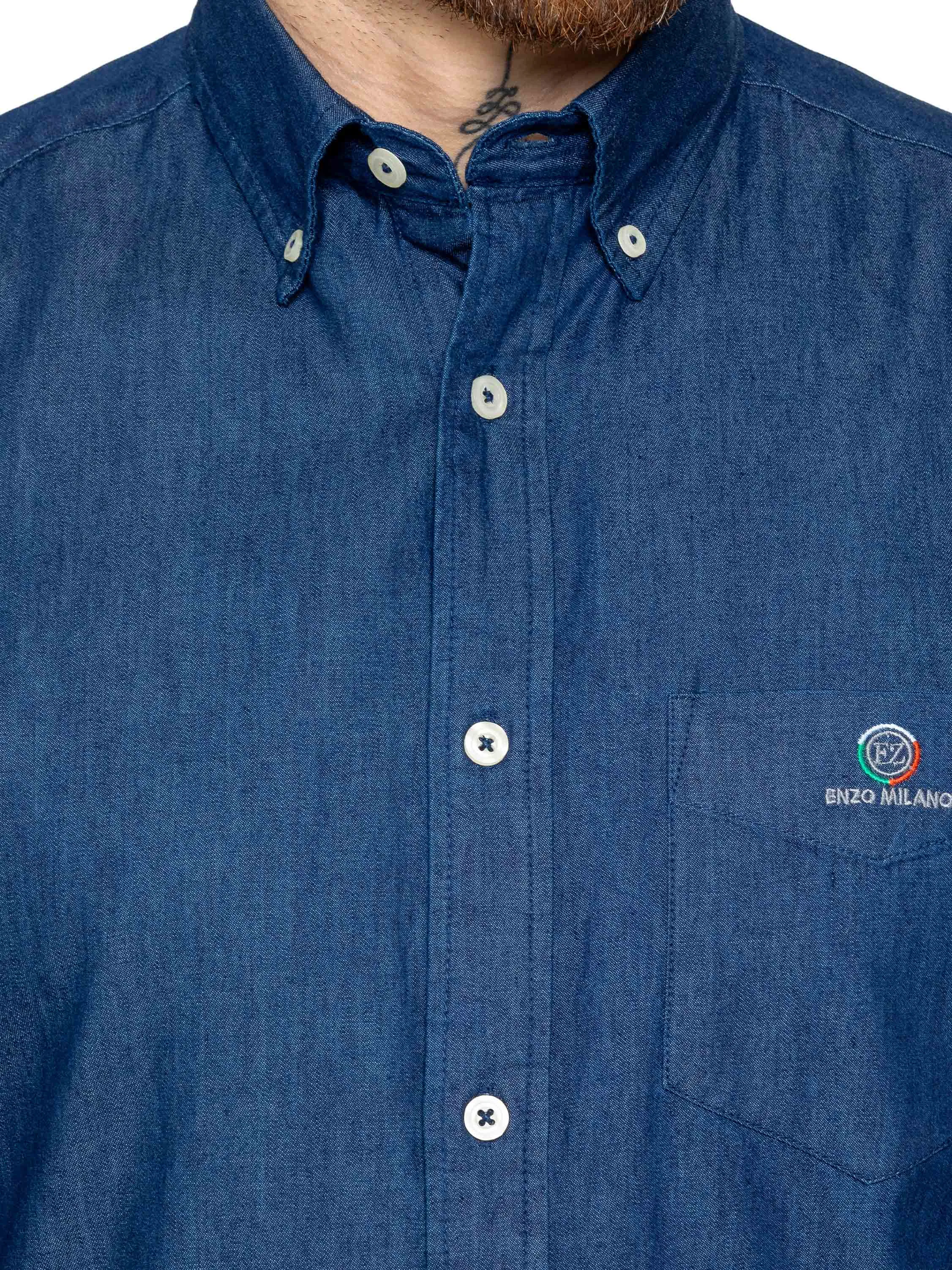 Mens Regular Fit Denim Shirt sold by Raw Denim product image thumbnail 3