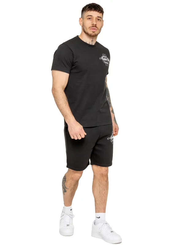 Enzo Milano | Mens Logo T-Shirt & Shorts Set sold by Raw Denim