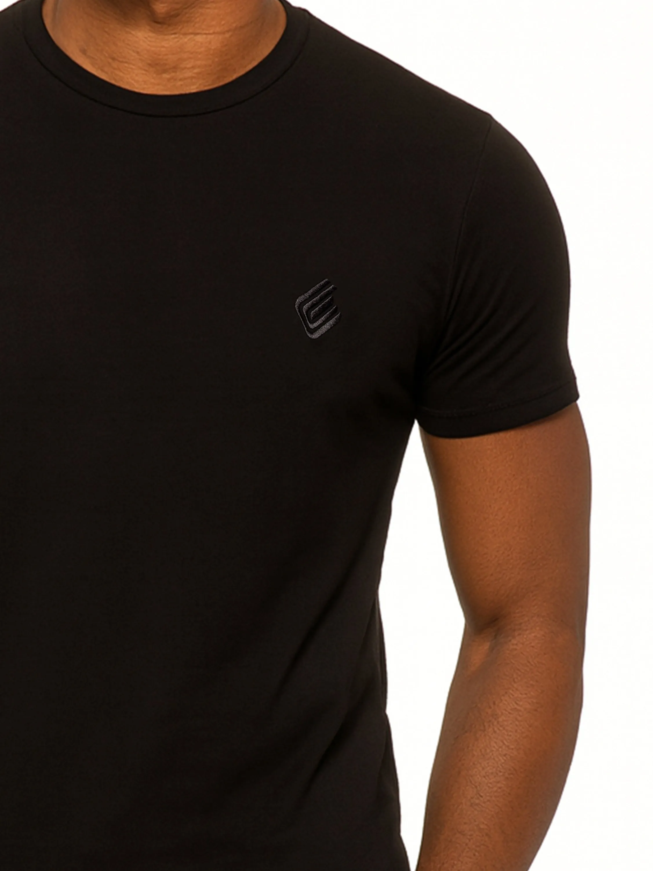 Enzo | Mens Slim Fit T-shirt and Shorts Set sold by Raw Denim product image thumbnail 2