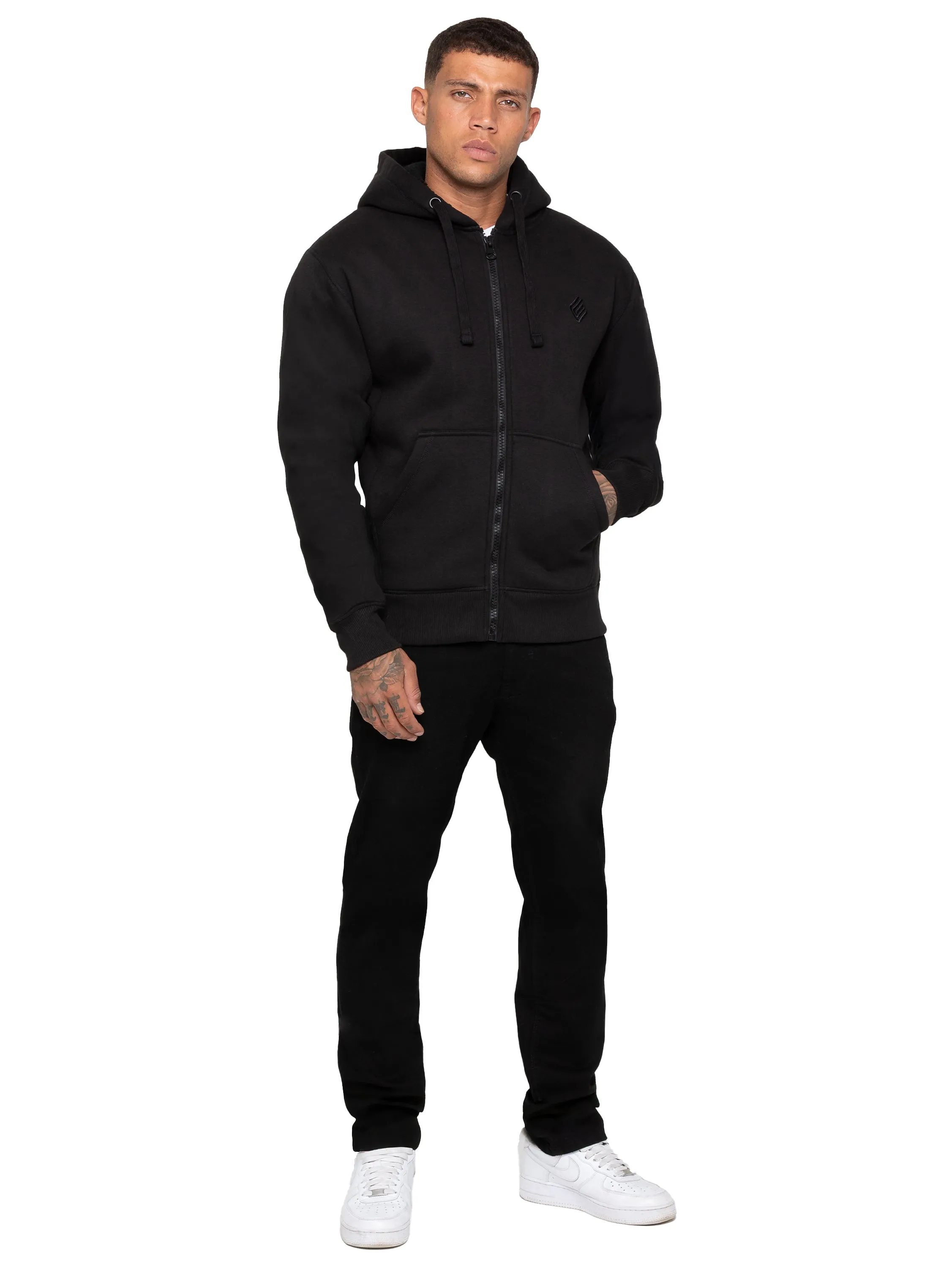 Enzo | Men’s Borg Lined Hoodie sold by Raw Denim product image thumbnail 4