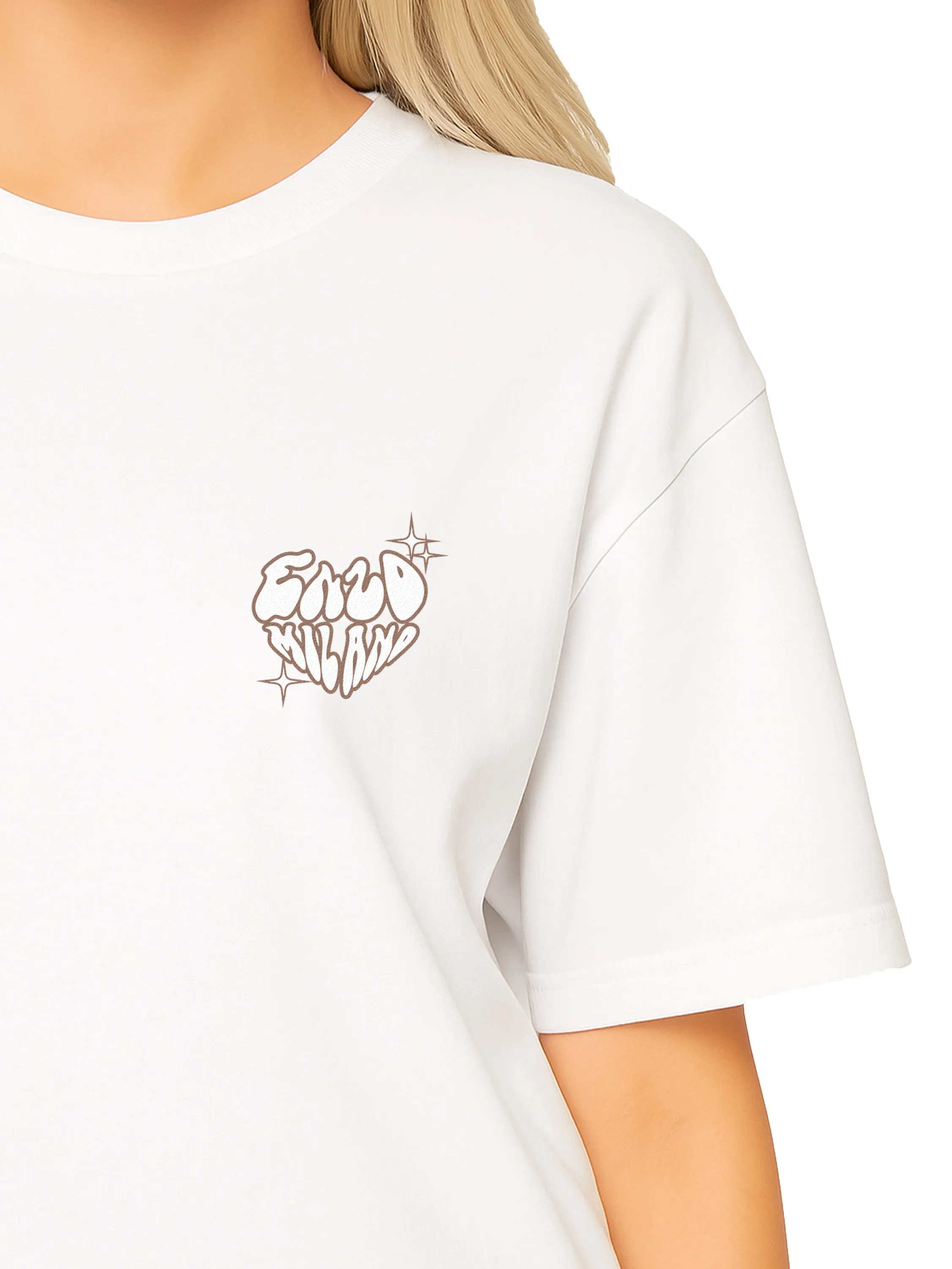 Womens Oversized Graphic Gym T-Shirt sold by Raw Denim product image thumbnail 4