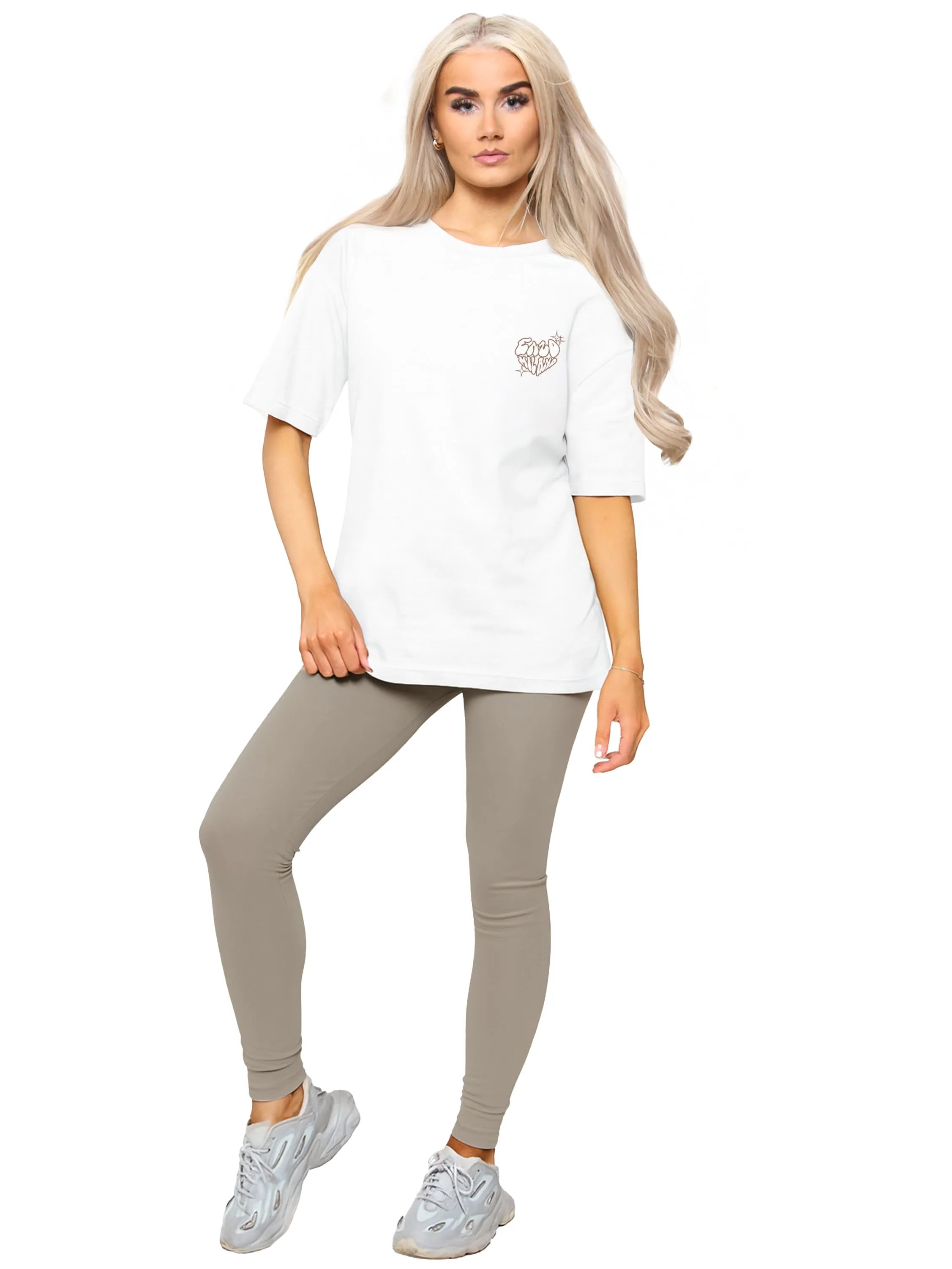 Womens Oversized Graphic Gym T-Shirt sold by Raw Denim product image thumbnail 3