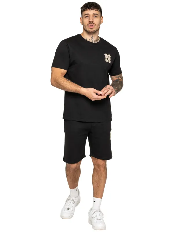 Enzo Milano | Mens Emblem T-Shirt & Shorts Set sold by Raw Denim