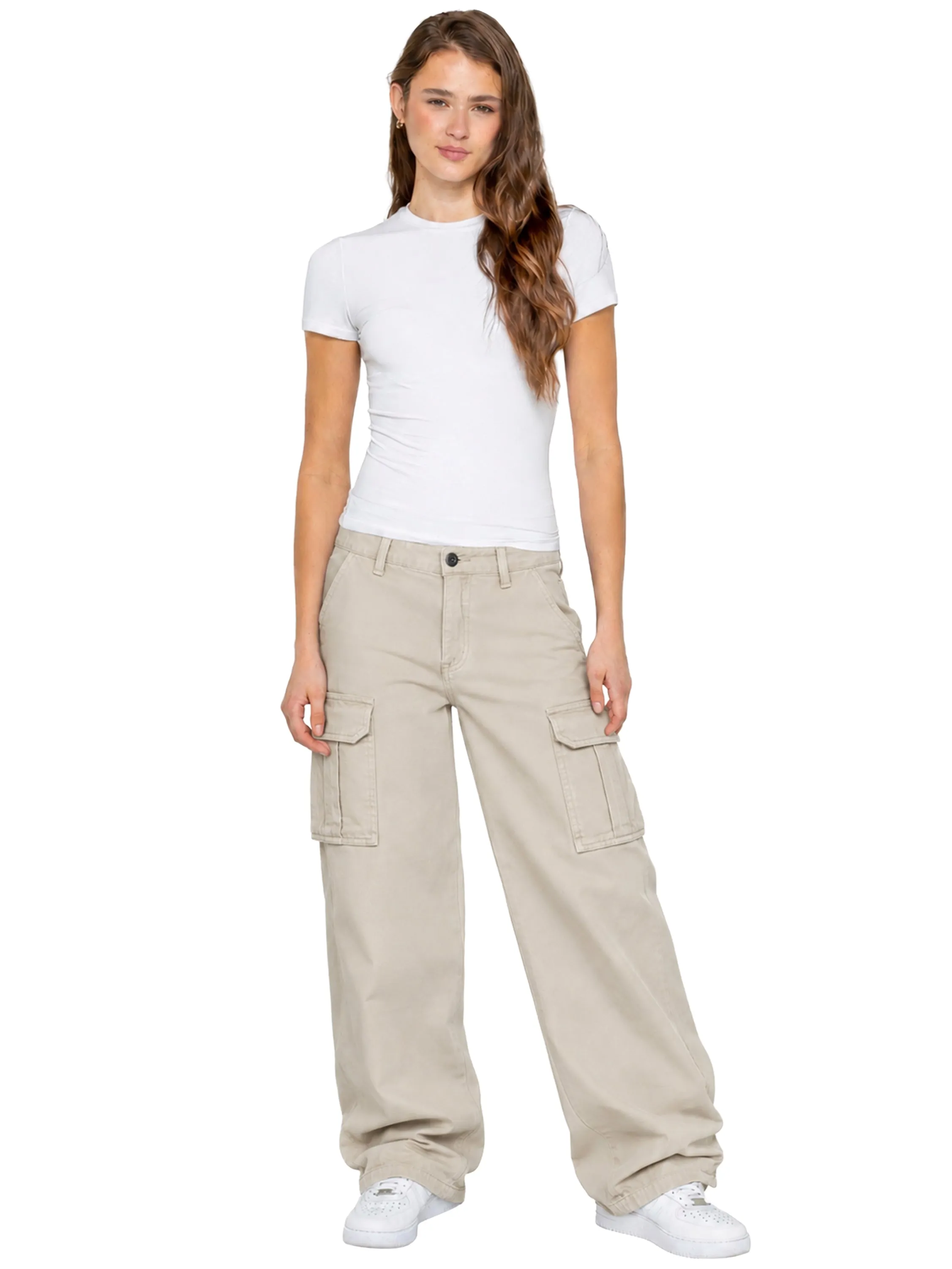 Enzo | Womens Cargo Baggy Trousers sold by Raw Denim product image thumbnail 2