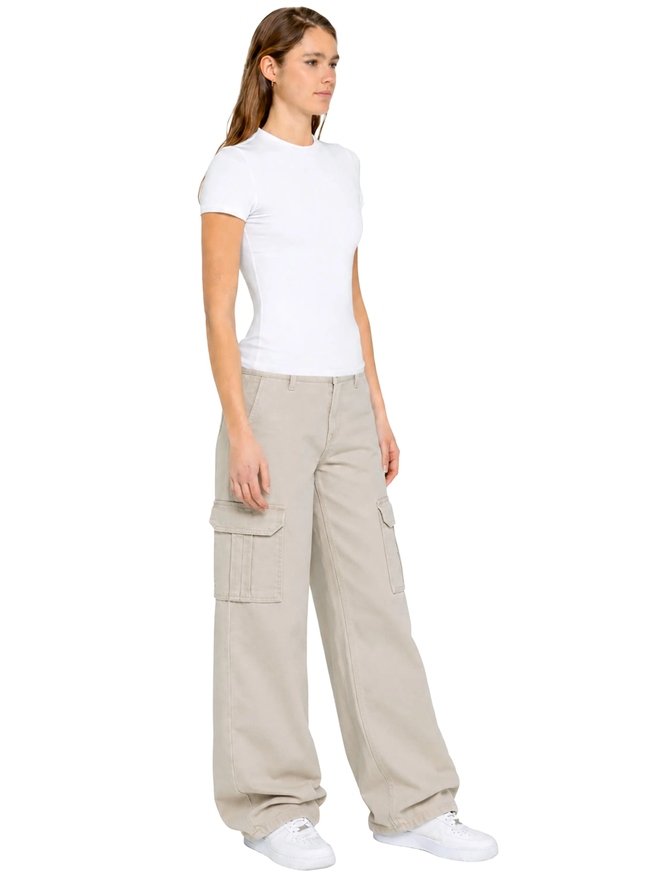 Enzo | Womens Cargo Baggy Trousers sold by Raw Denim product image thumbnail 3