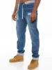 Mens Cuffed Fit Denim Jeans | Enzo Designer Menswear sold by Raw Denim