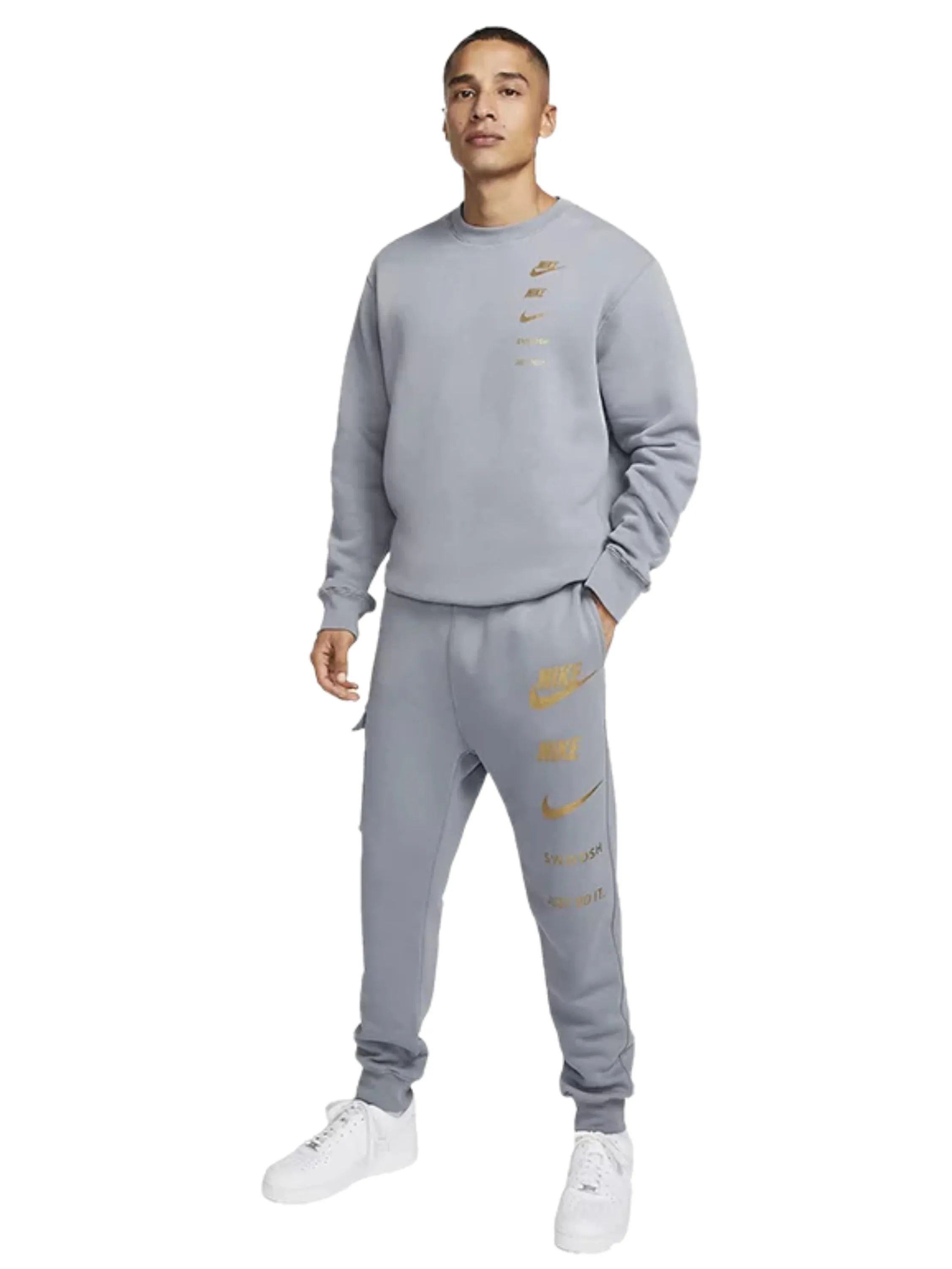 Nike | Mens Swoosh Sweatshirt Tracksuit sold by Raw Denim