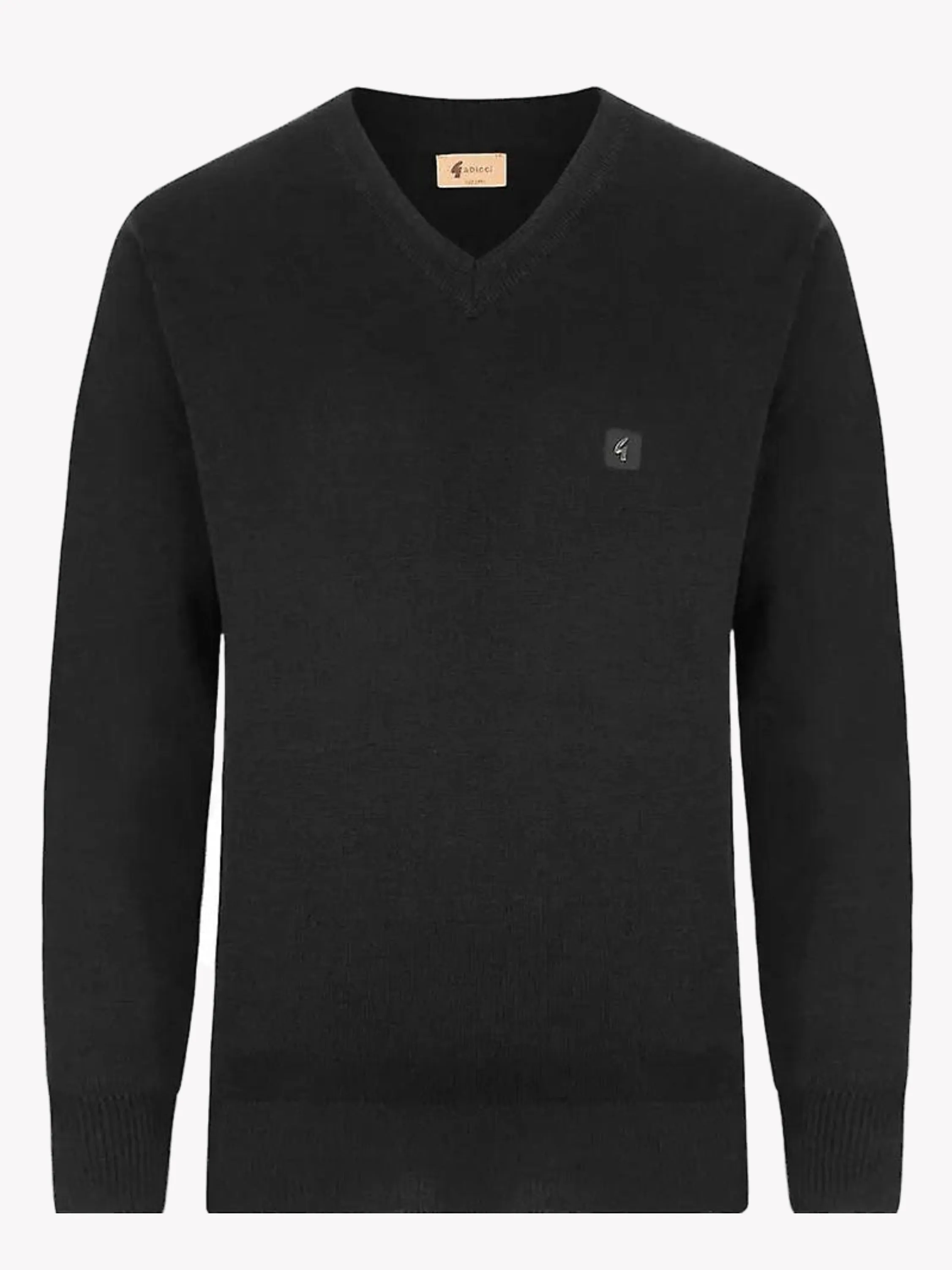 Gabicci | Knitted V-Neck Jumper sold by Raw Denim product image thumbnail 4