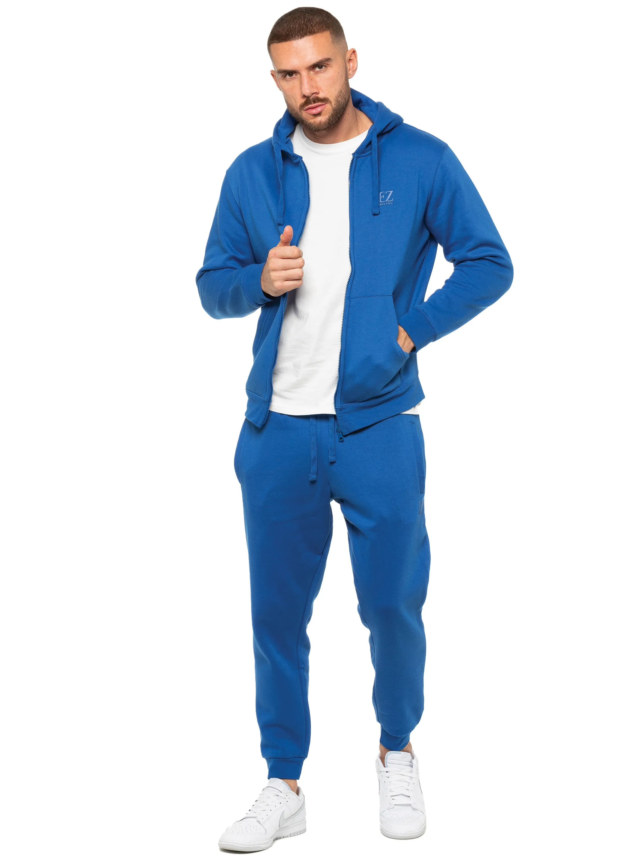 Enzo | Mens Zip Hoodie Tracksuit Set sold by Raw Denim product image thumbnail 2