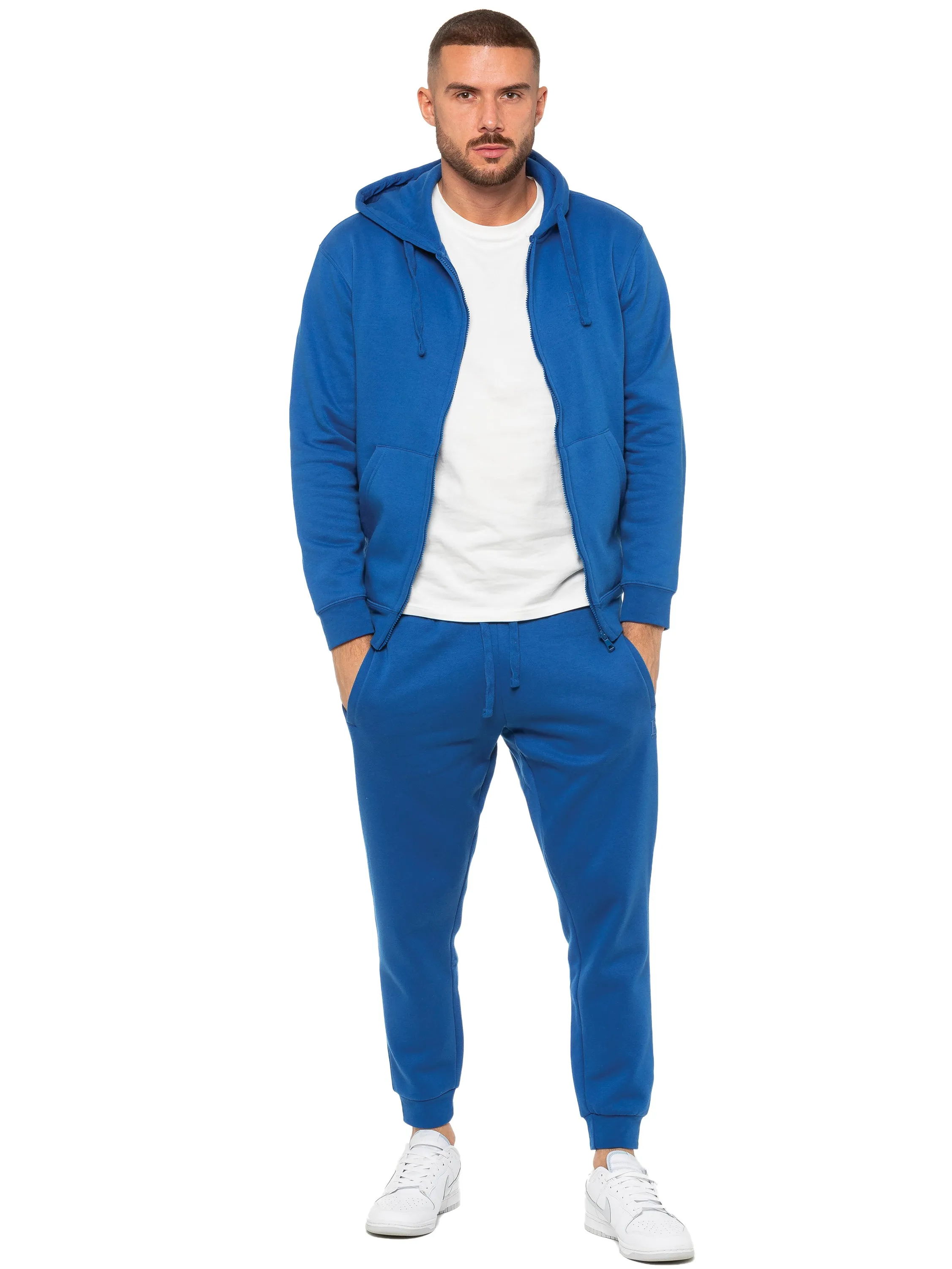 Enzo | Mens Zip Hoodie Tracksuit Set sold by Raw Denim
