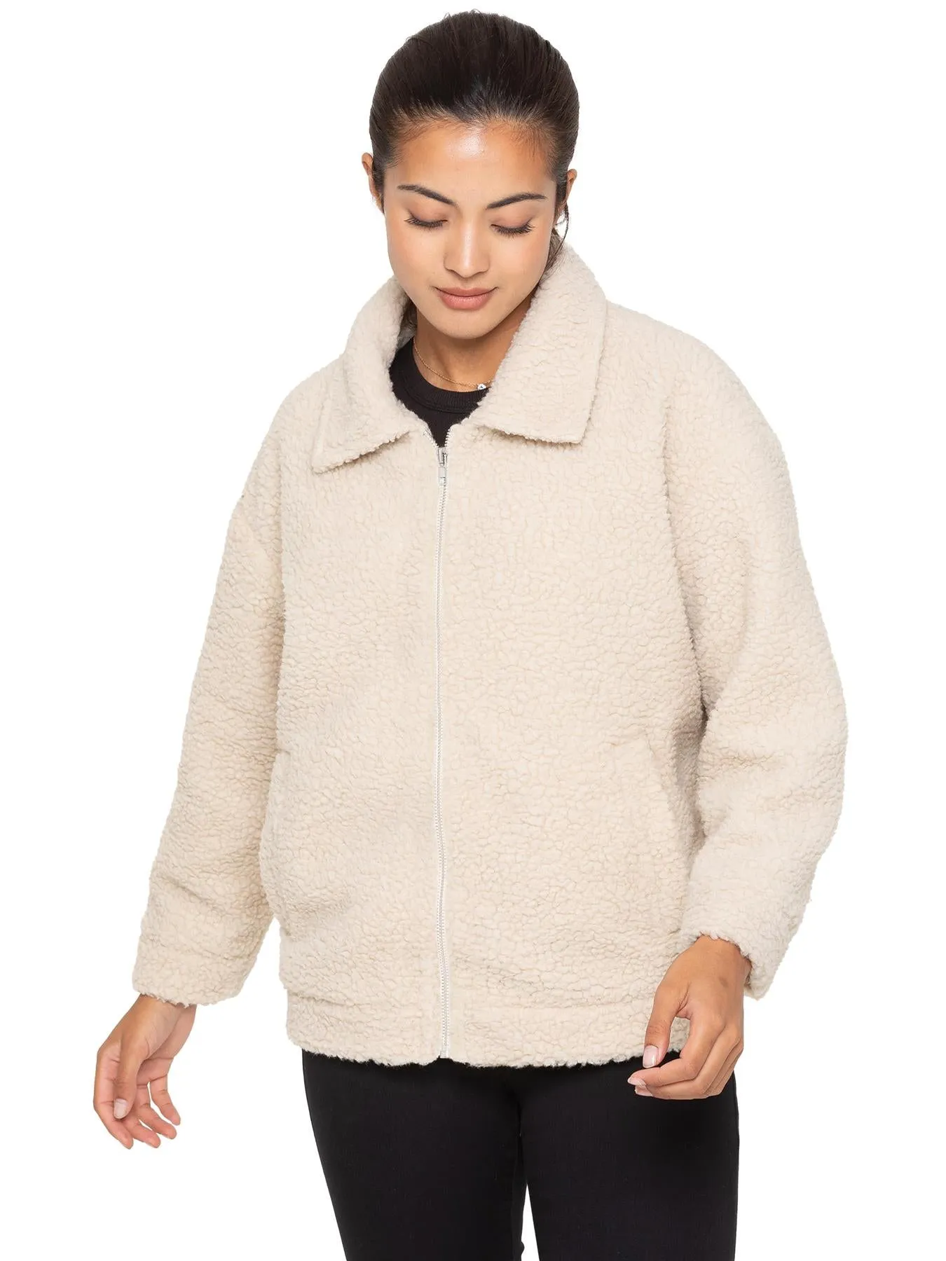 Enzo | Womens Borg Jacket sold by Raw Denim product image thumbnail 5