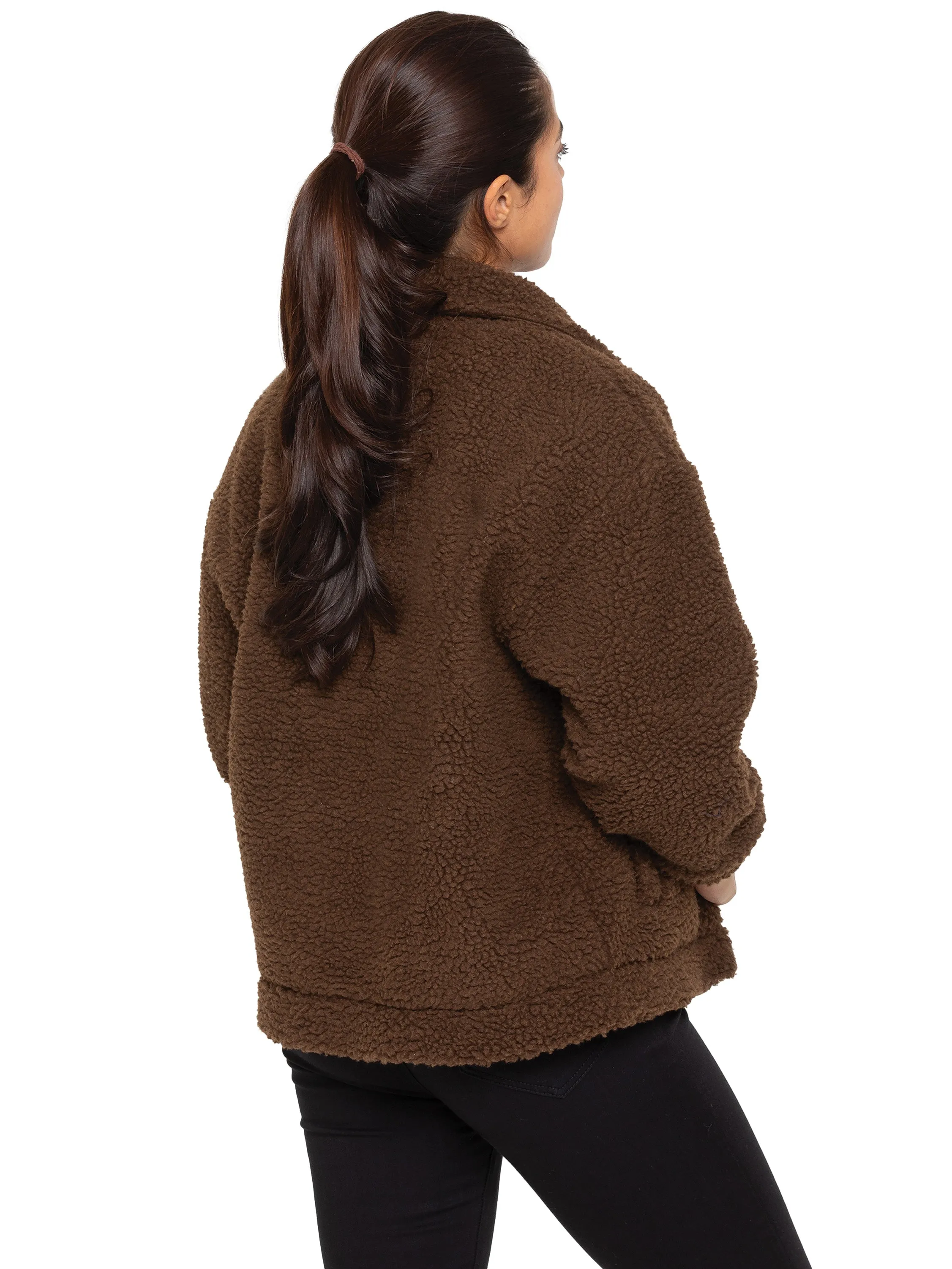 Enzo | Womens Borg Jacket sold by Raw Denim product image thumbnail 3