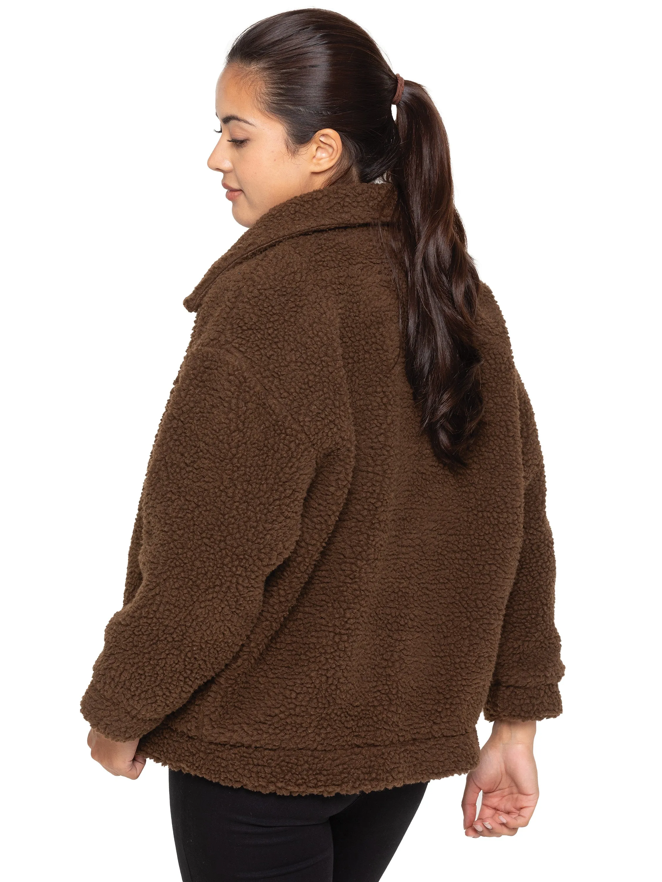 Enzo | Womens Borg Jacket sold by Raw Denim product image thumbnail 4