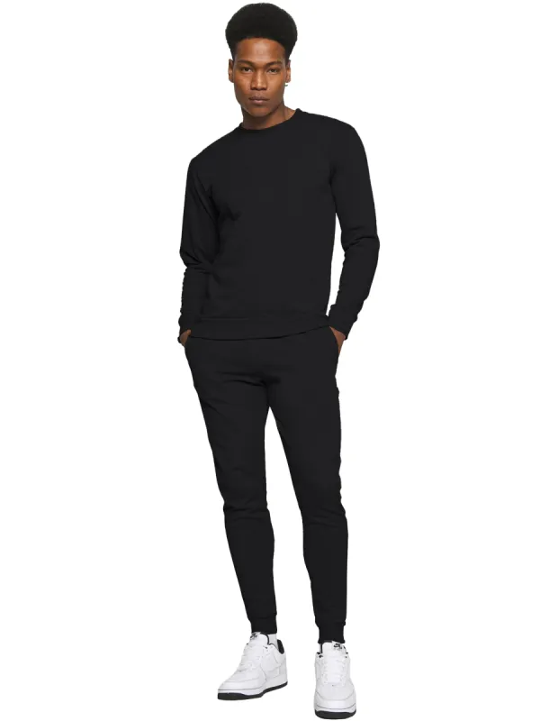 Kruze | Mens Crew Neck Sweatshirt Tracksuit Set sold by Raw Denim