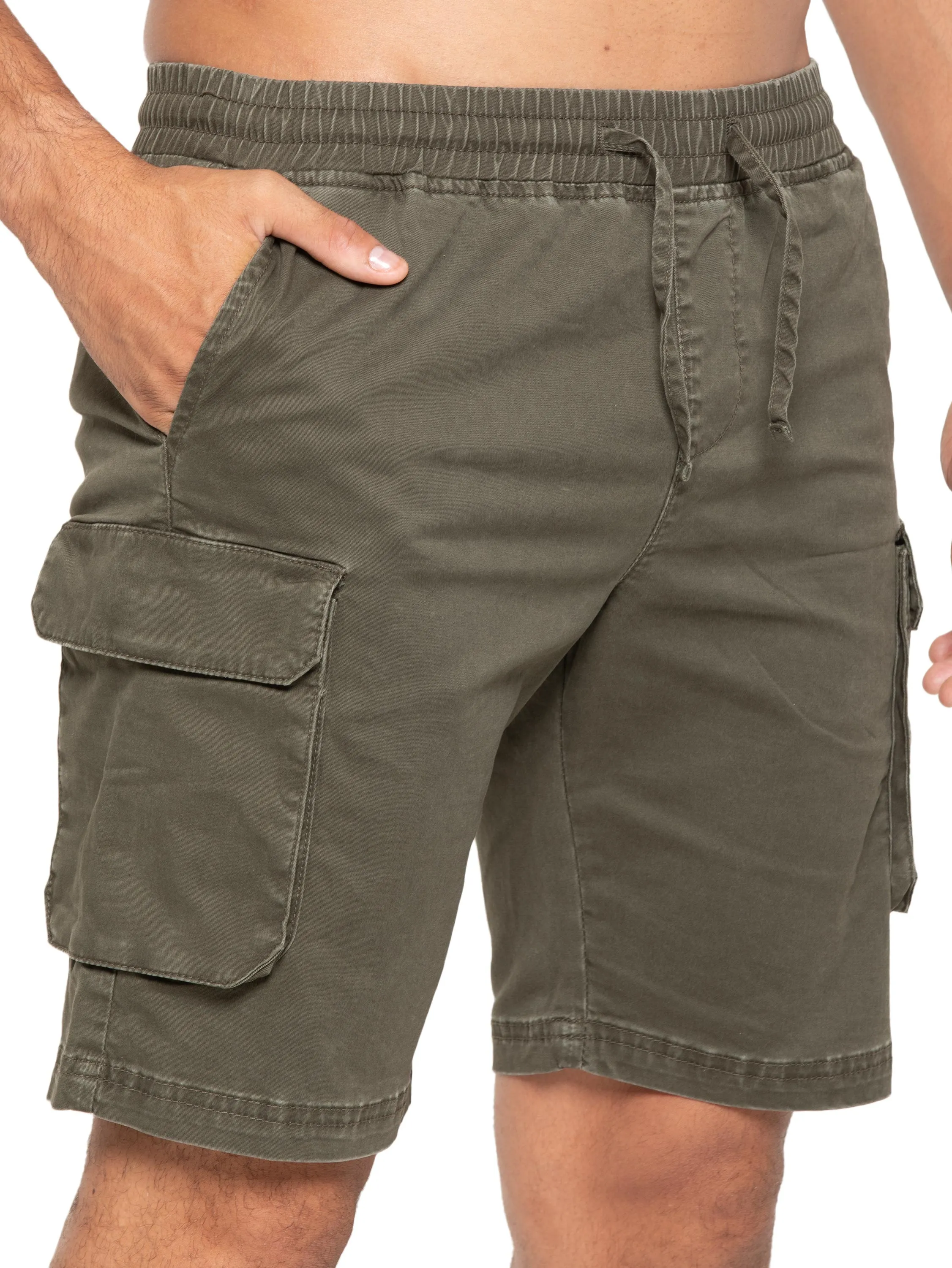 Enzo | Mens Cargo Summer Shorts sold by Raw Denim product image thumbnail 5