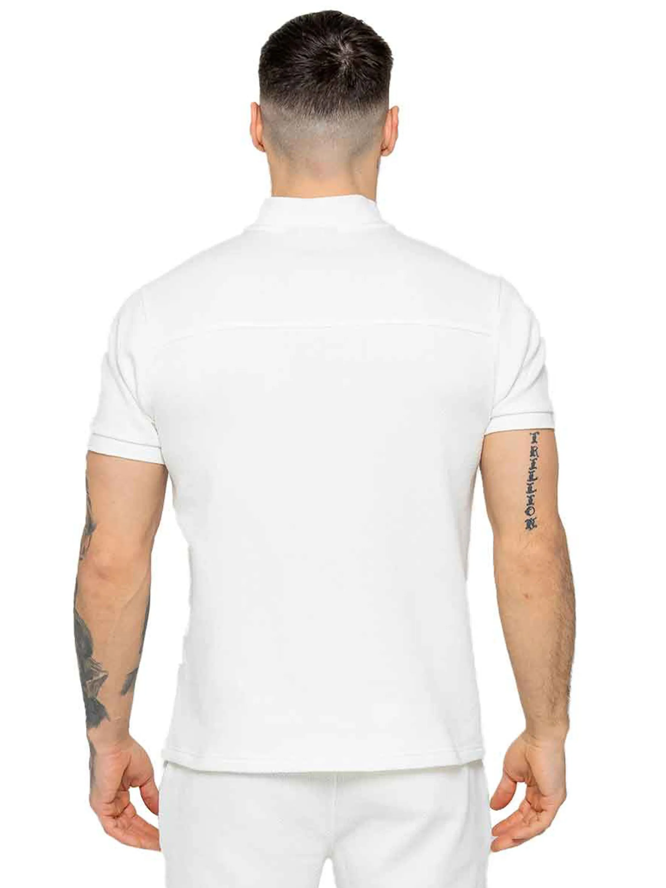 Enzo | Mens Zip T-Shirt sold by Raw Denim product image thumbnail 5
