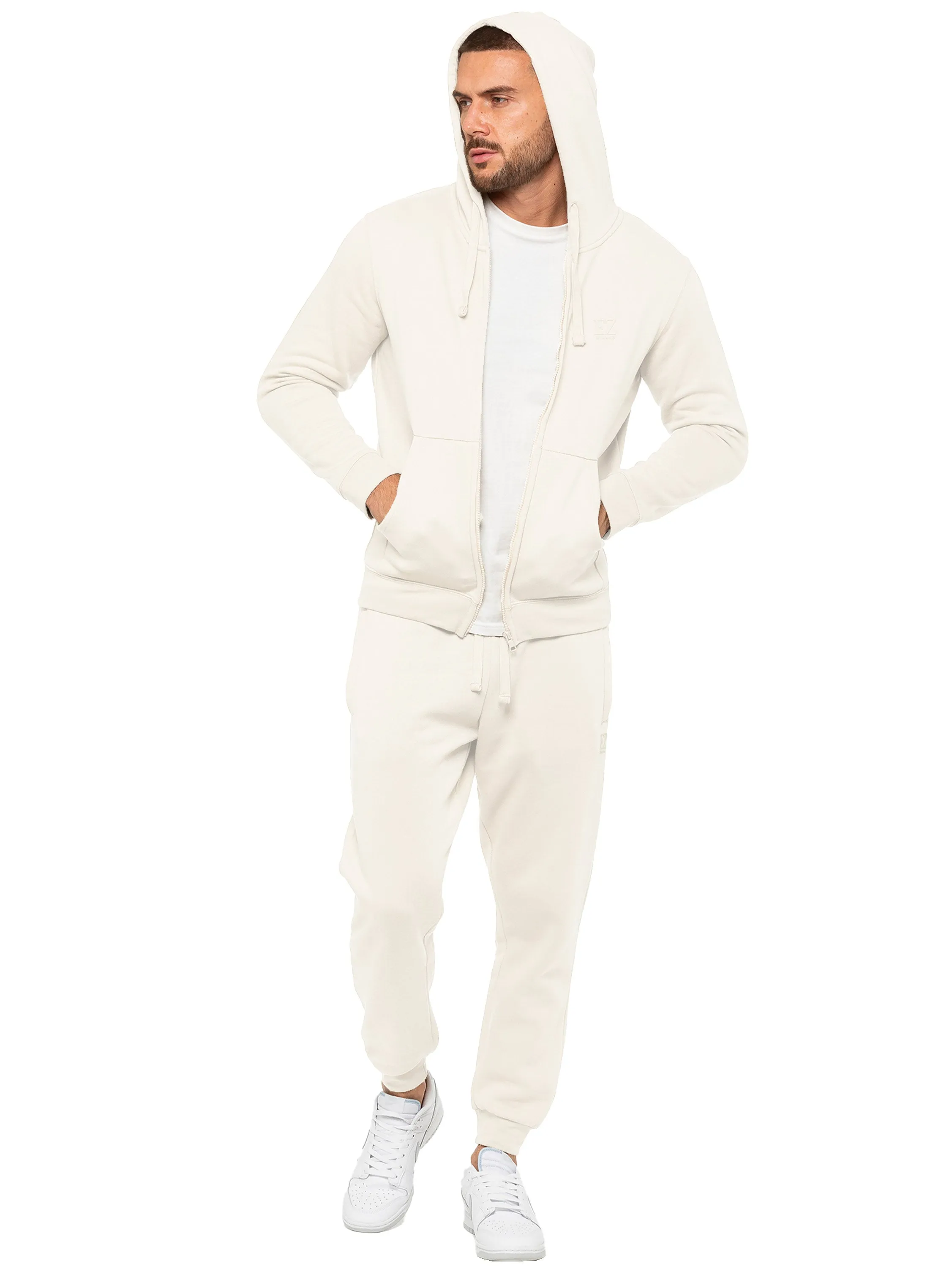 Enzo | Mens Zip Hoodie Tracksuit Set sold by Raw Denim product image thumbnail 2