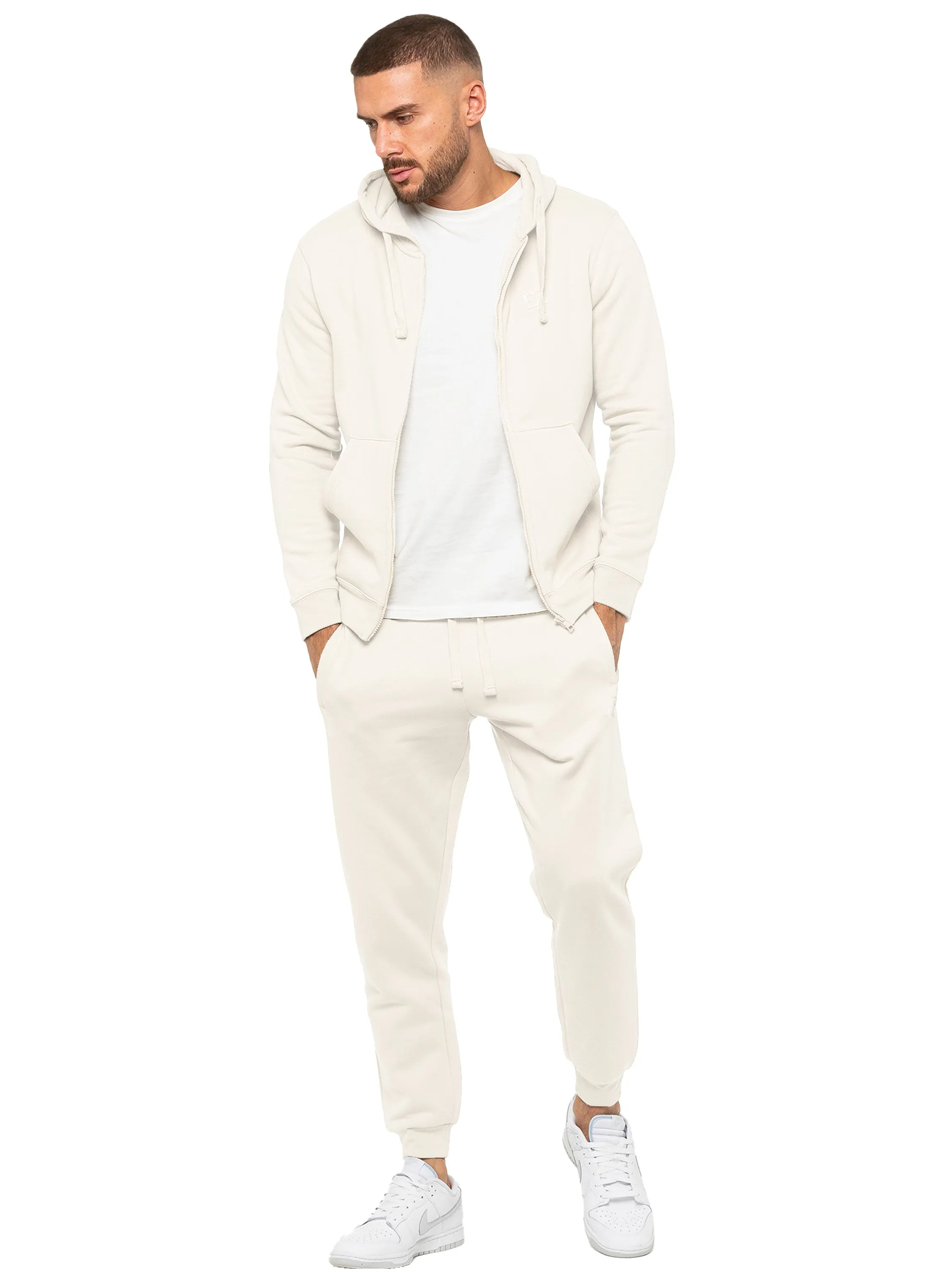 Enzo | Mens Zip Hoodie Tracksuit Set sold by Raw Denim