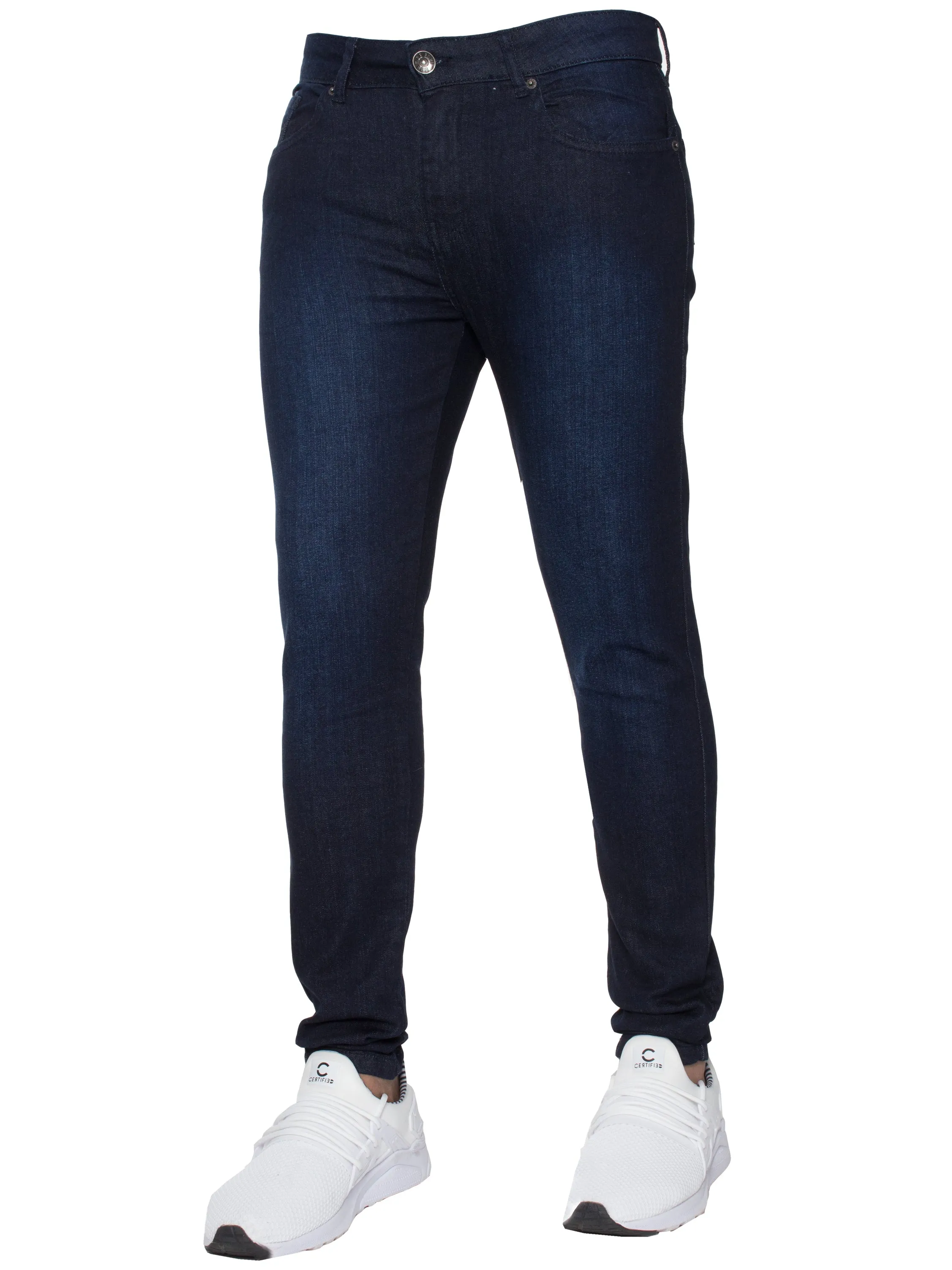 Enzo | Mens Gerardo Skinny Fit Denim Jeans sold by Raw Denim
