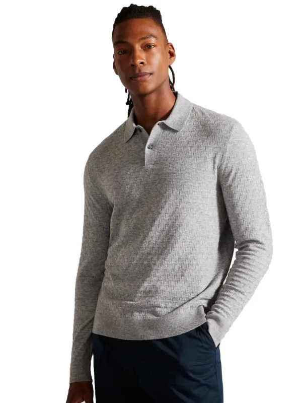 Ted Baker | Mens Knitted Polo Shirt - Morar made by Ted Baker