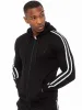 Enzo | Mens Full Zip Up Hoodie Tape Tracksuit Set sold by Raw Denim
