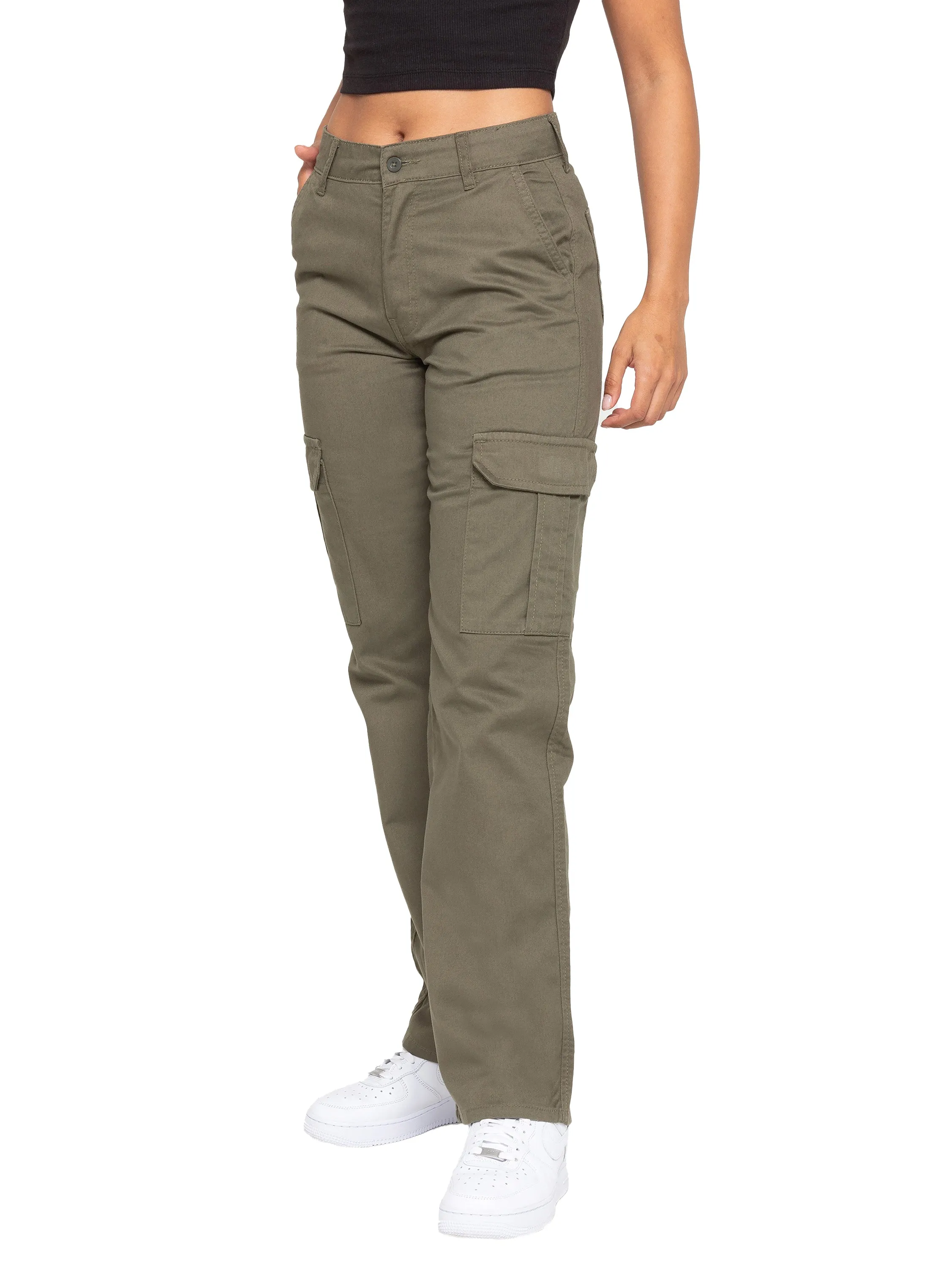 Enzo | Womens Cargo Denim Jeans sold by Raw Denim product image thumbnail 3