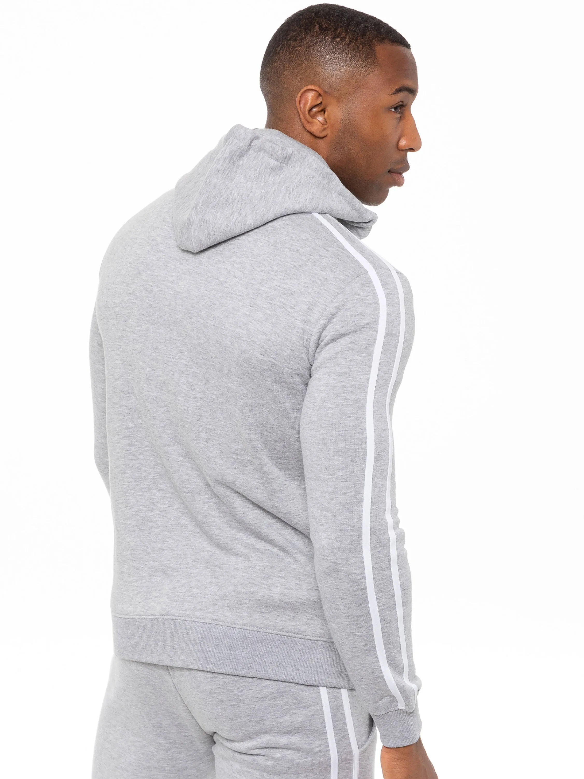 Enzo | Mens Pullover Tape Hoodie Tracksuit Set sold by Raw Denim product image thumbnail 4