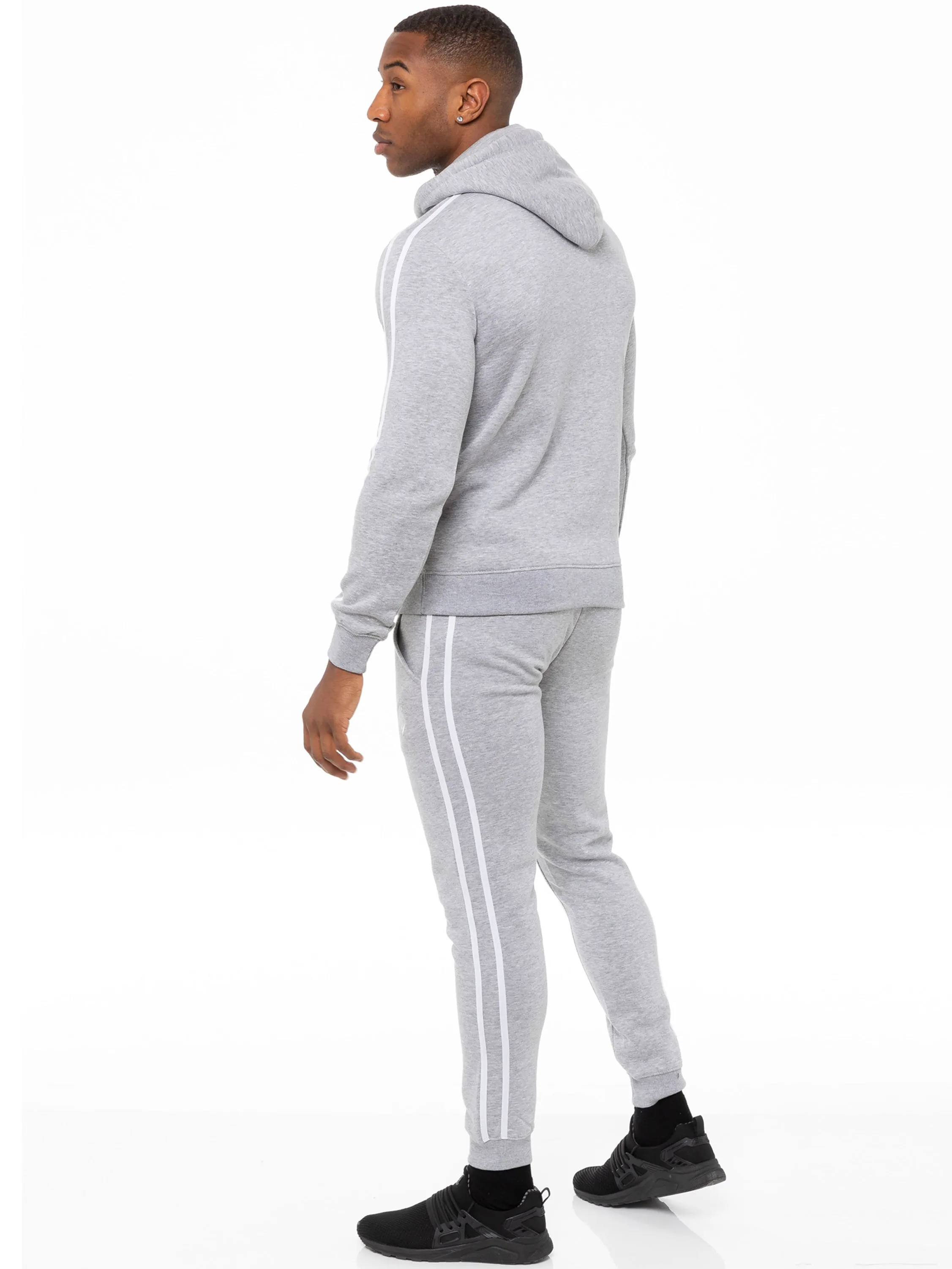 Enzo | Mens Pullover Tape Hoodie Tracksuit Set sold by Raw Denim product image thumbnail 2