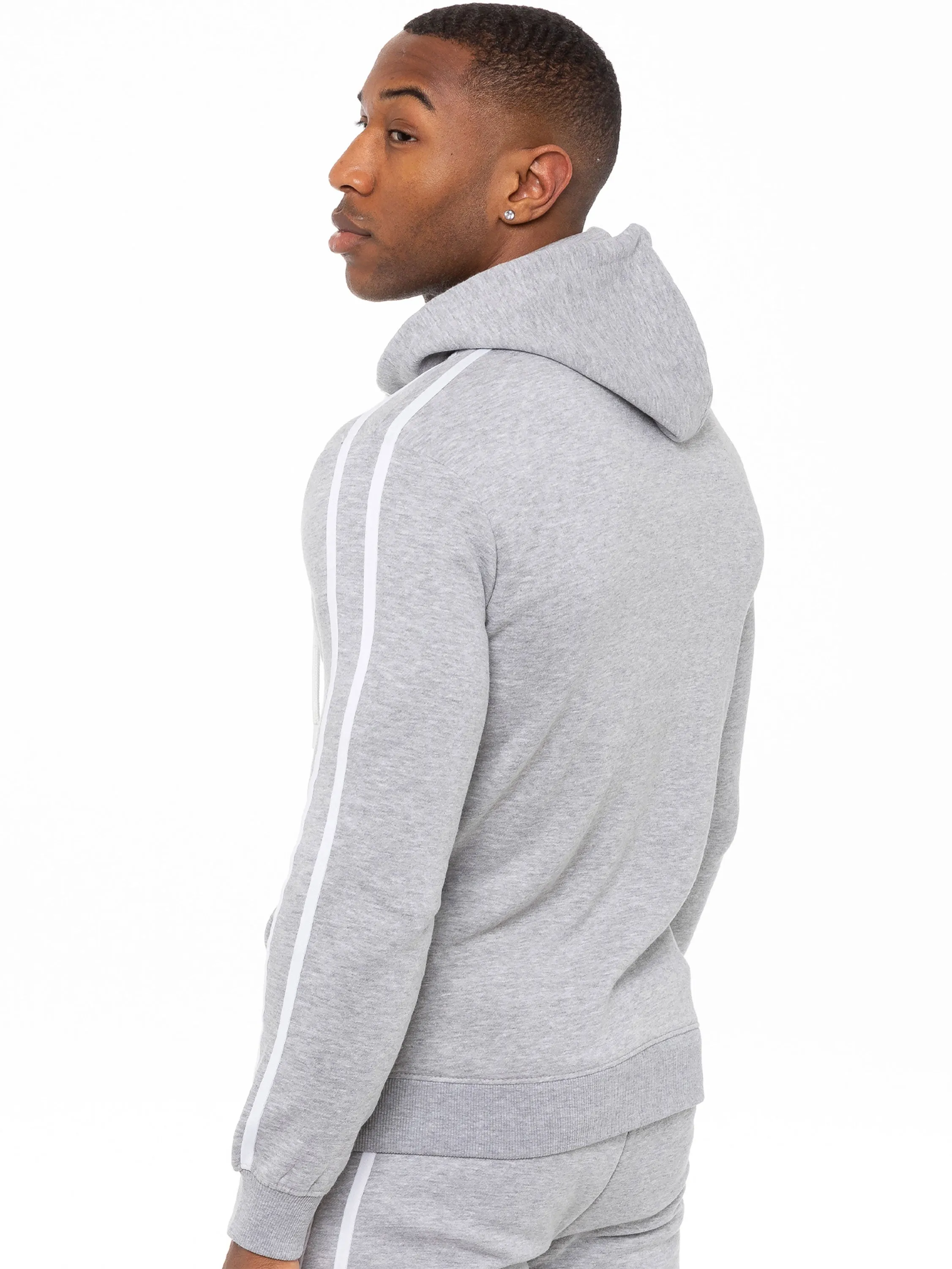 Enzo | Mens Pullover Tape Hoodie Tracksuit Set sold by Raw Denim product image thumbnail 5