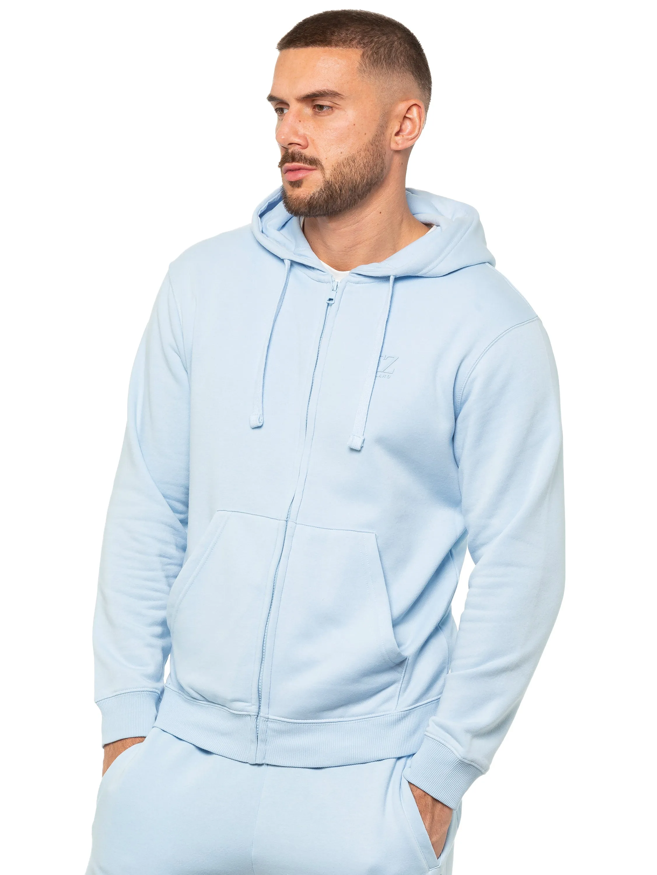 Enzo | Mens Zip Hoodie sold by Raw Denim product image thumbnail 4