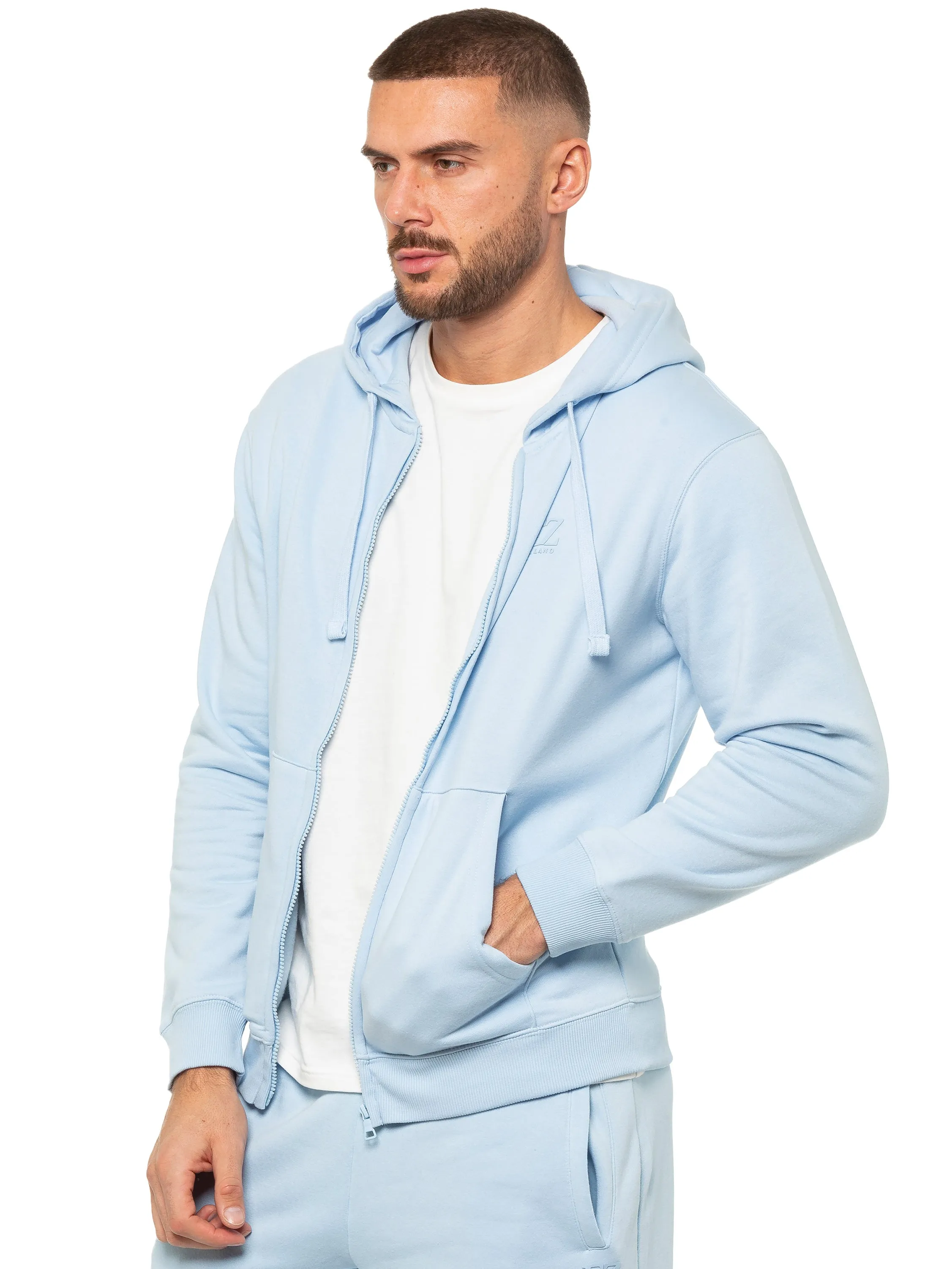 Enzo | Mens Zip Hoodie sold by Raw Denim product image thumbnail 2