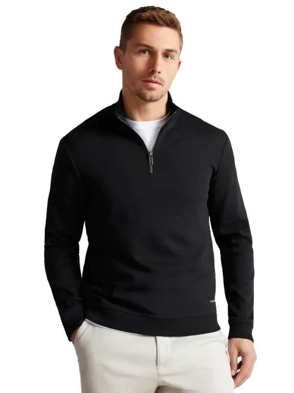 Ted Baker | Mens Half Zip Funnel Neck Sweat - Antram sold by Raw Denim