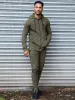 Mens Zip Up Hooded Fleece Tracksuit Top  | Enzo Designer Menswear sold by Raw Denim