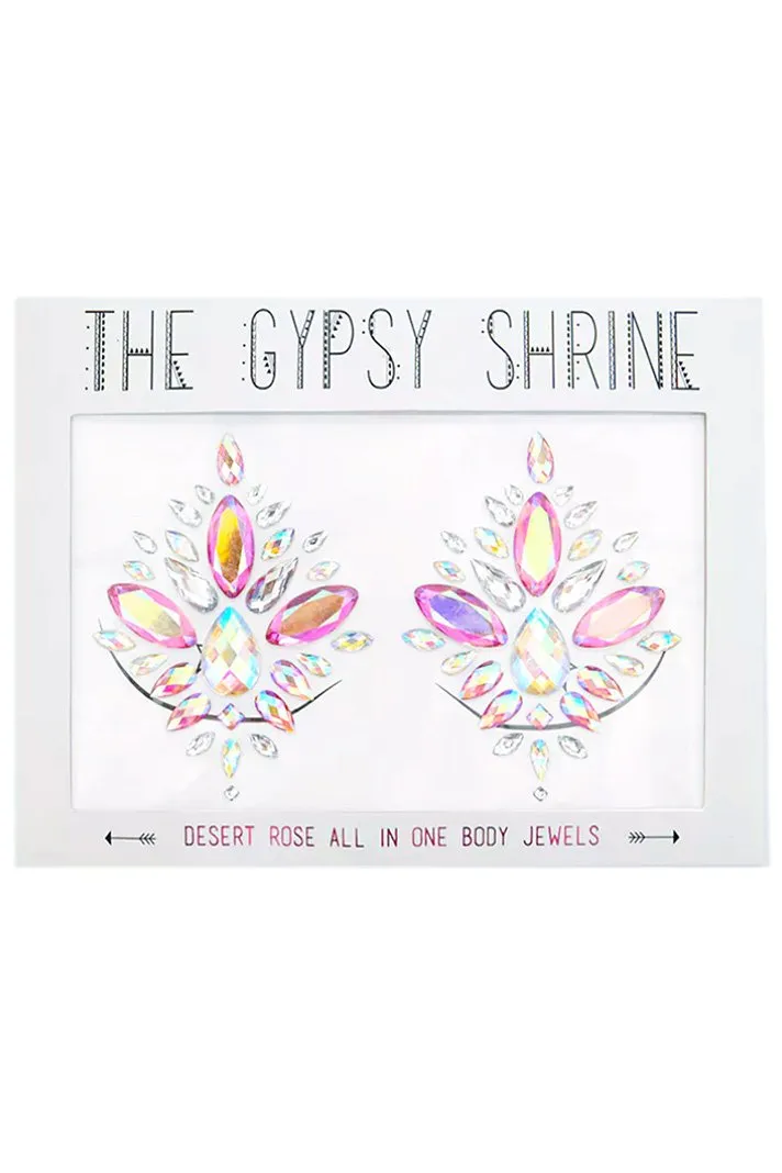 The Gypsy Shrine Desert Rose Boob Jewels sold by Rebellious Fashion