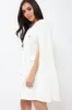 White Cape Style Blazer Dress - Rosy sold by Rebellious Fashion