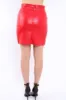 Red PU skirt - Iris sold by Rebellious Fashion