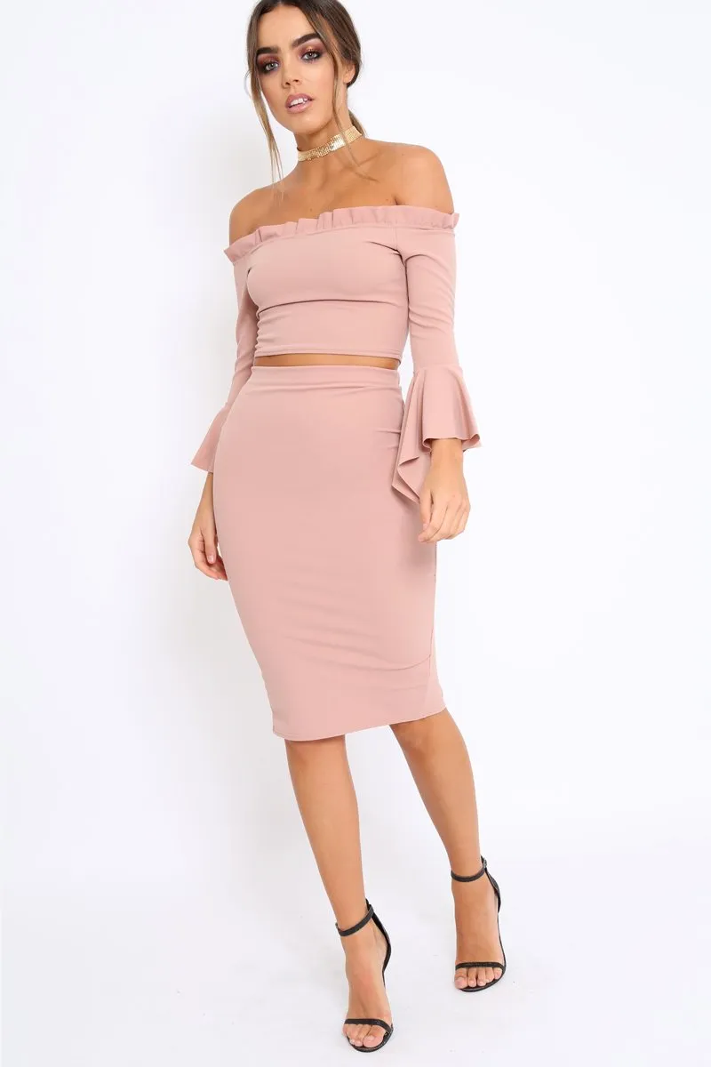 Rose Midi Bodycon Skirt - Tiffy sold by Rebellious Fashion